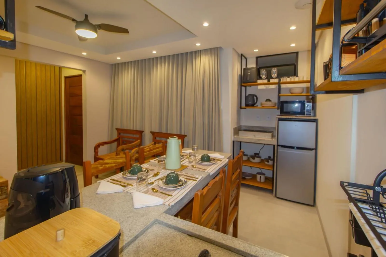 Kitchen or kitchenette in Terra Bella Pousada