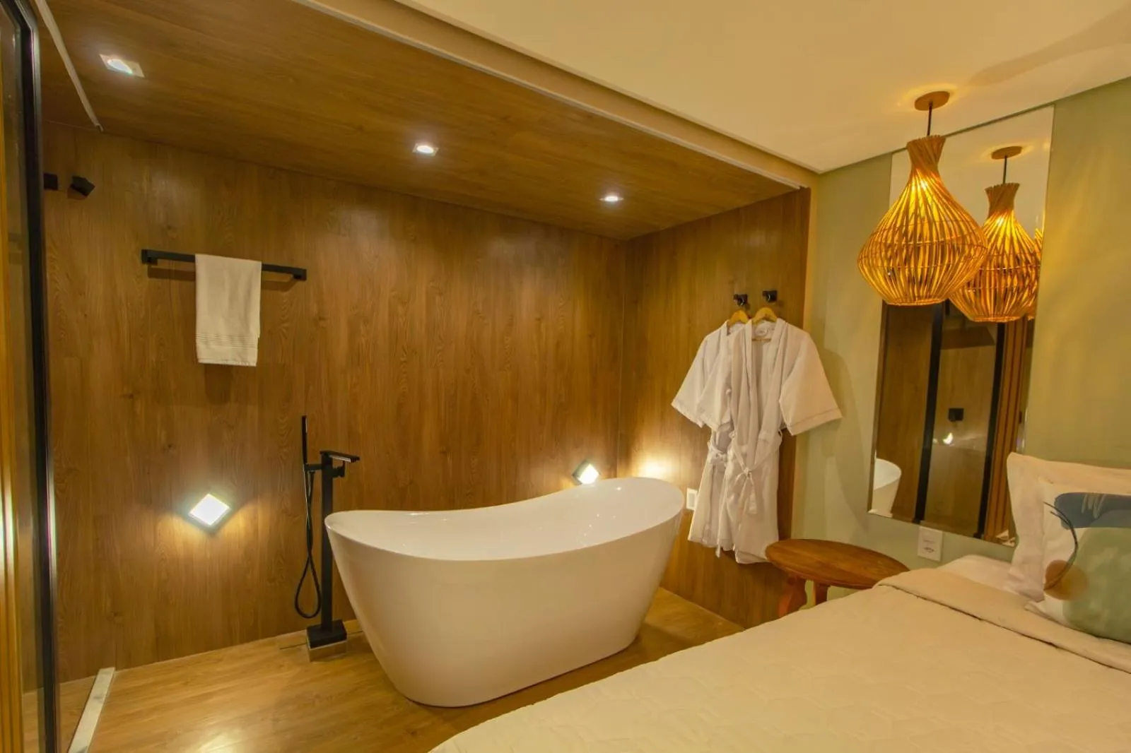 Bath, Bed in Terra Bella Pousada