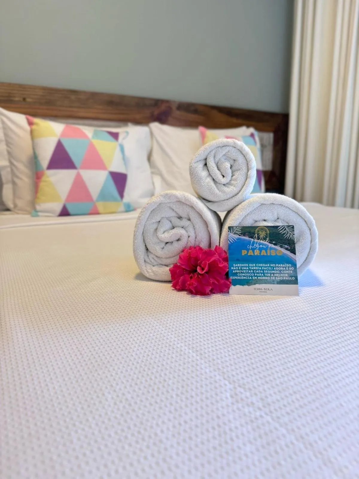 towels, Bed in Terra Bella Pousada