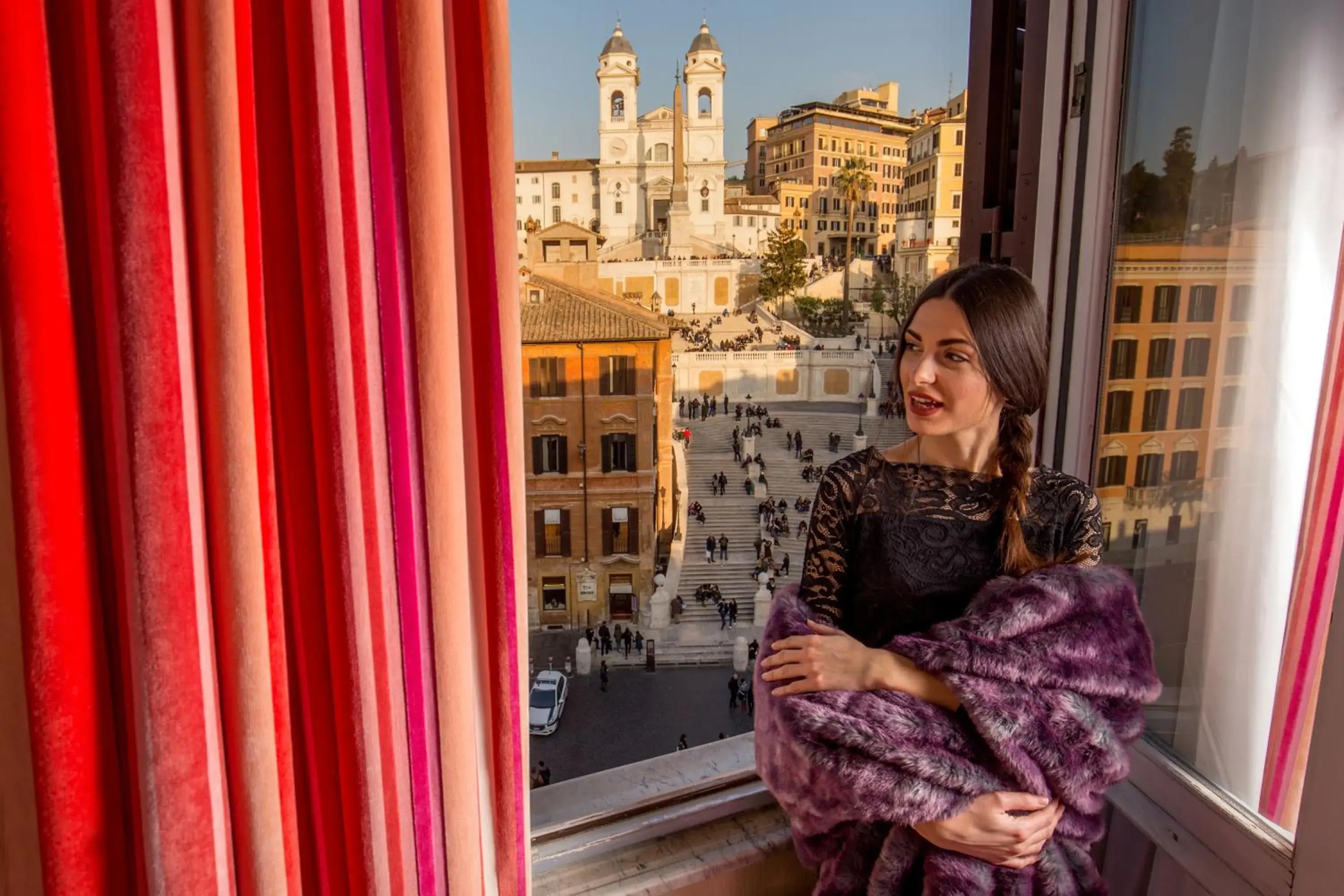 Family Room with View in The Inn at the Spanish Steps Luxury Collection - The Inn at the Spanish Steps Family Room with View in The Inn at the Spanish Steps Luxury Collection - The Inn at the Spanish Steps