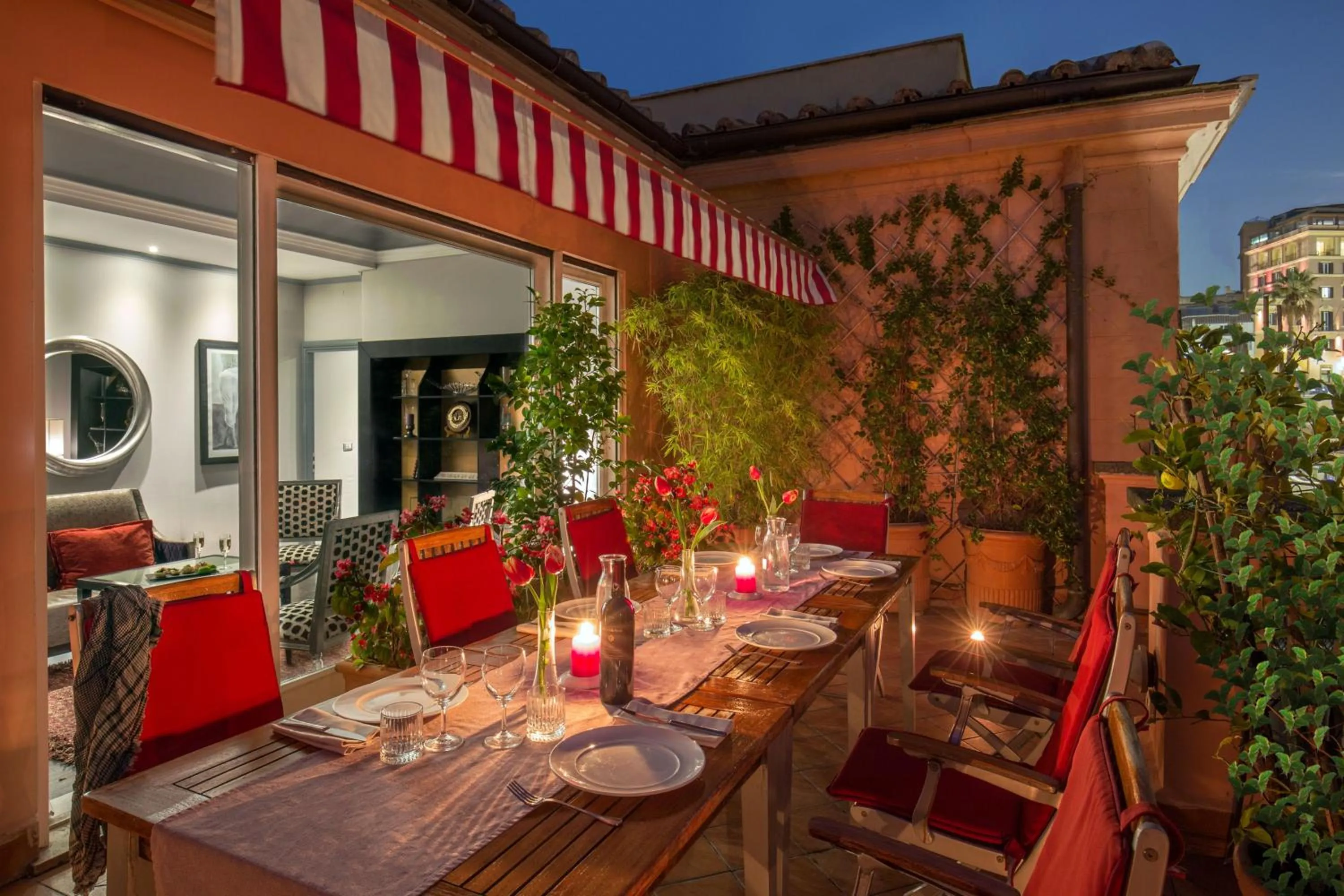 Patio in The Inn at the Spanish Steps Luxury Collection - The Inn at the Spanish Steps