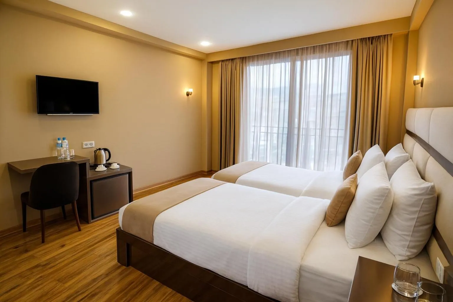 Bedroom, Bed in Hotel Residence Plaza