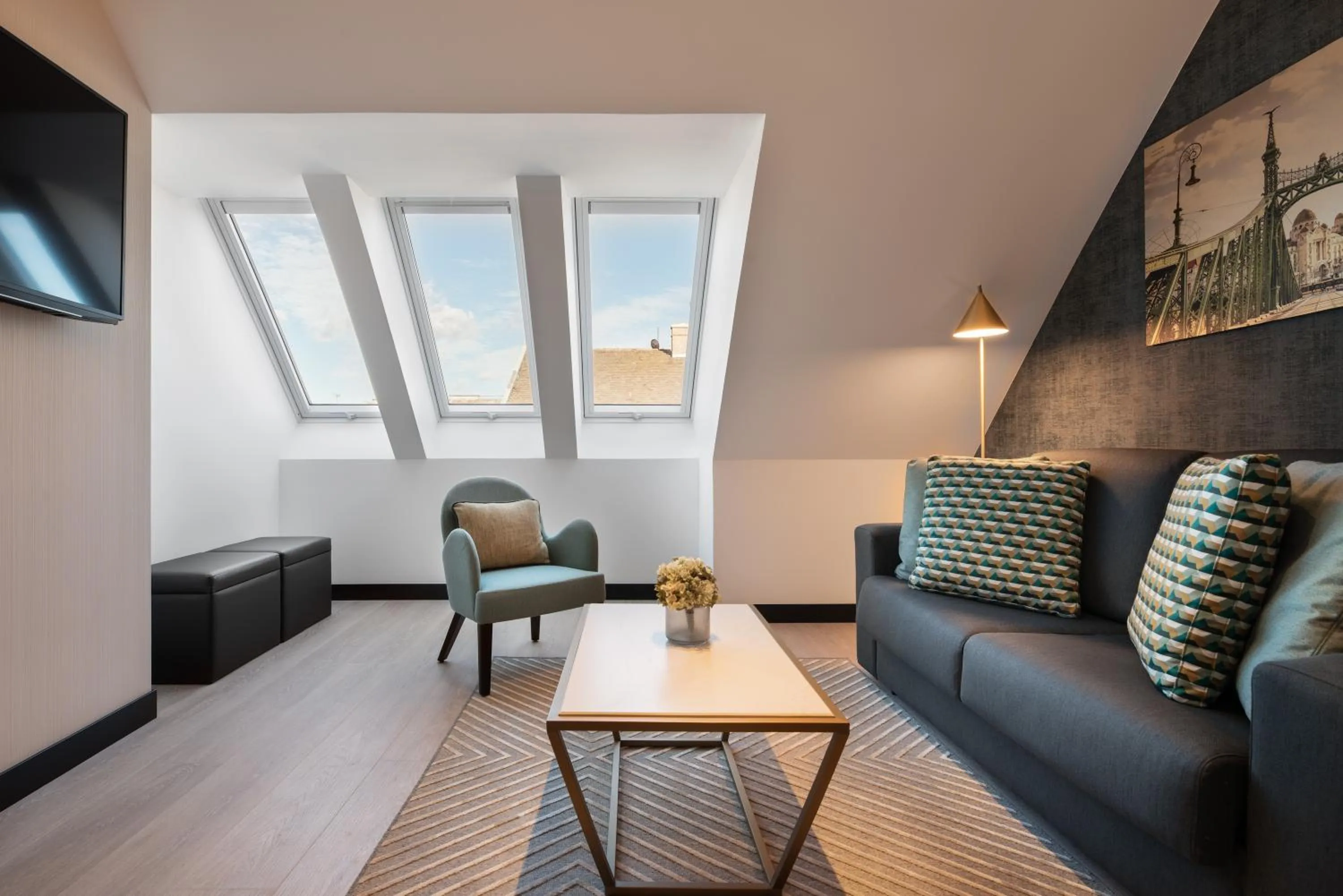 Living room in Eurostars Ambassador