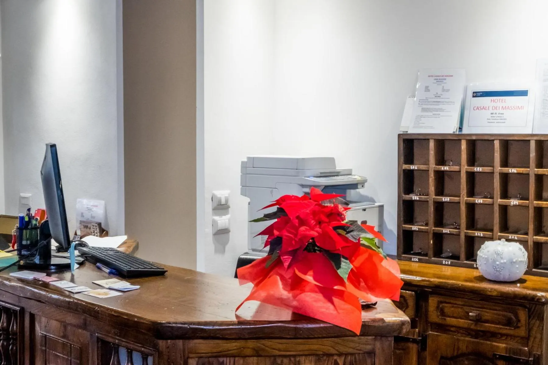 Lobby or reception in Hotel Casale dei Massimi