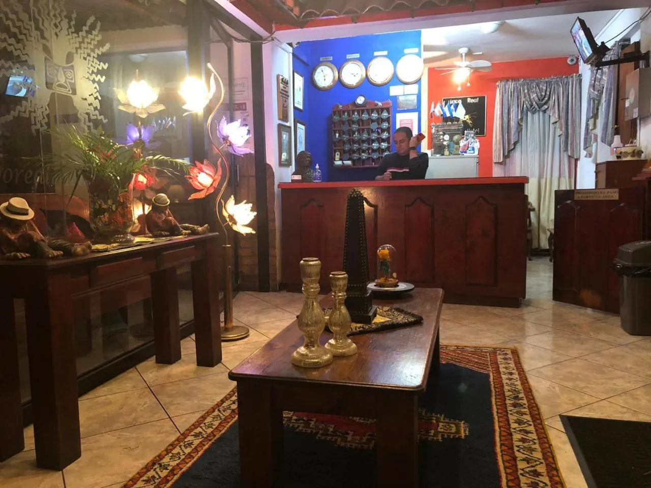 Lobby or reception in Hotel Amón Real Costa Rica