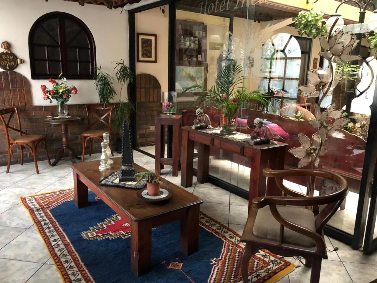 Living room in Hotel Amón Real Costa Rica