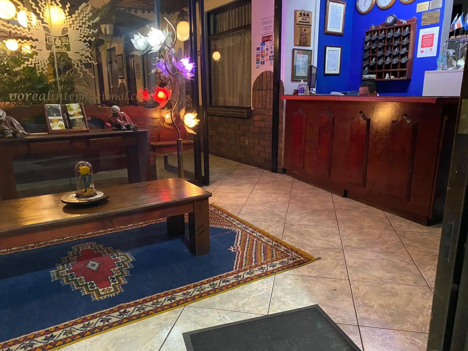 Lobby or reception in Hotel Amón Real Costa Rica