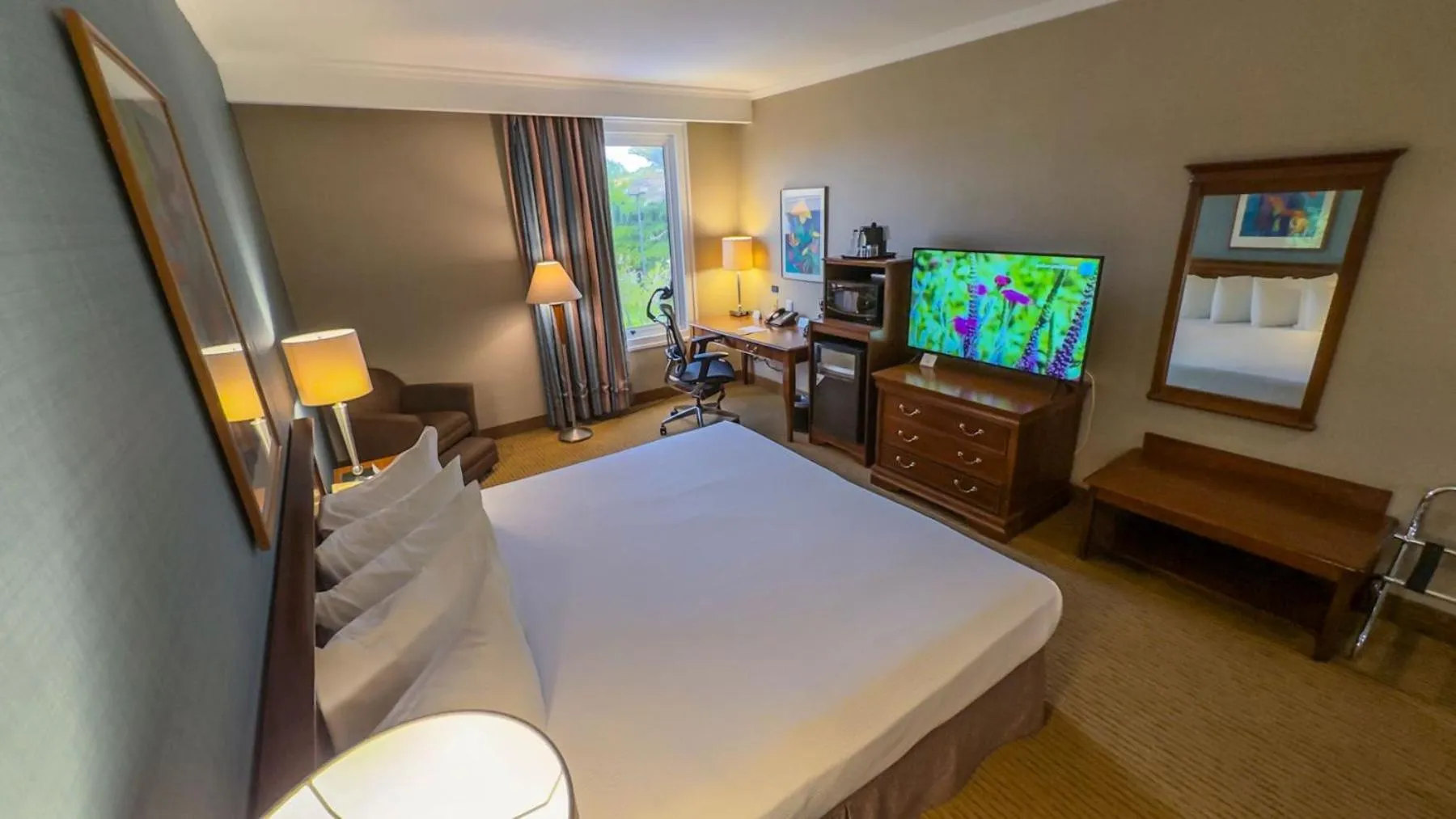 Communal lounge/ TV room, Bed in Eurobuilding Express El Tigre