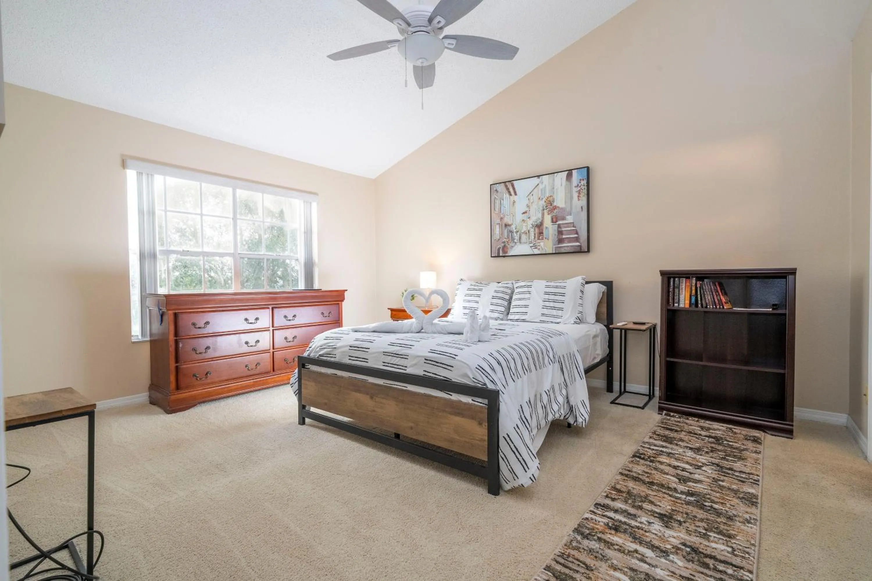 Bedroom, Bed in Beautiful, cozy and spacious Retreat near Disney