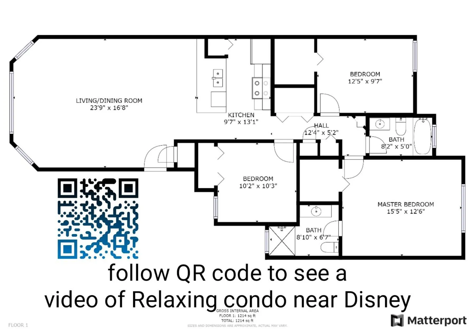 Floor plan in Beautiful, cozy and spacious Retreat near Disney