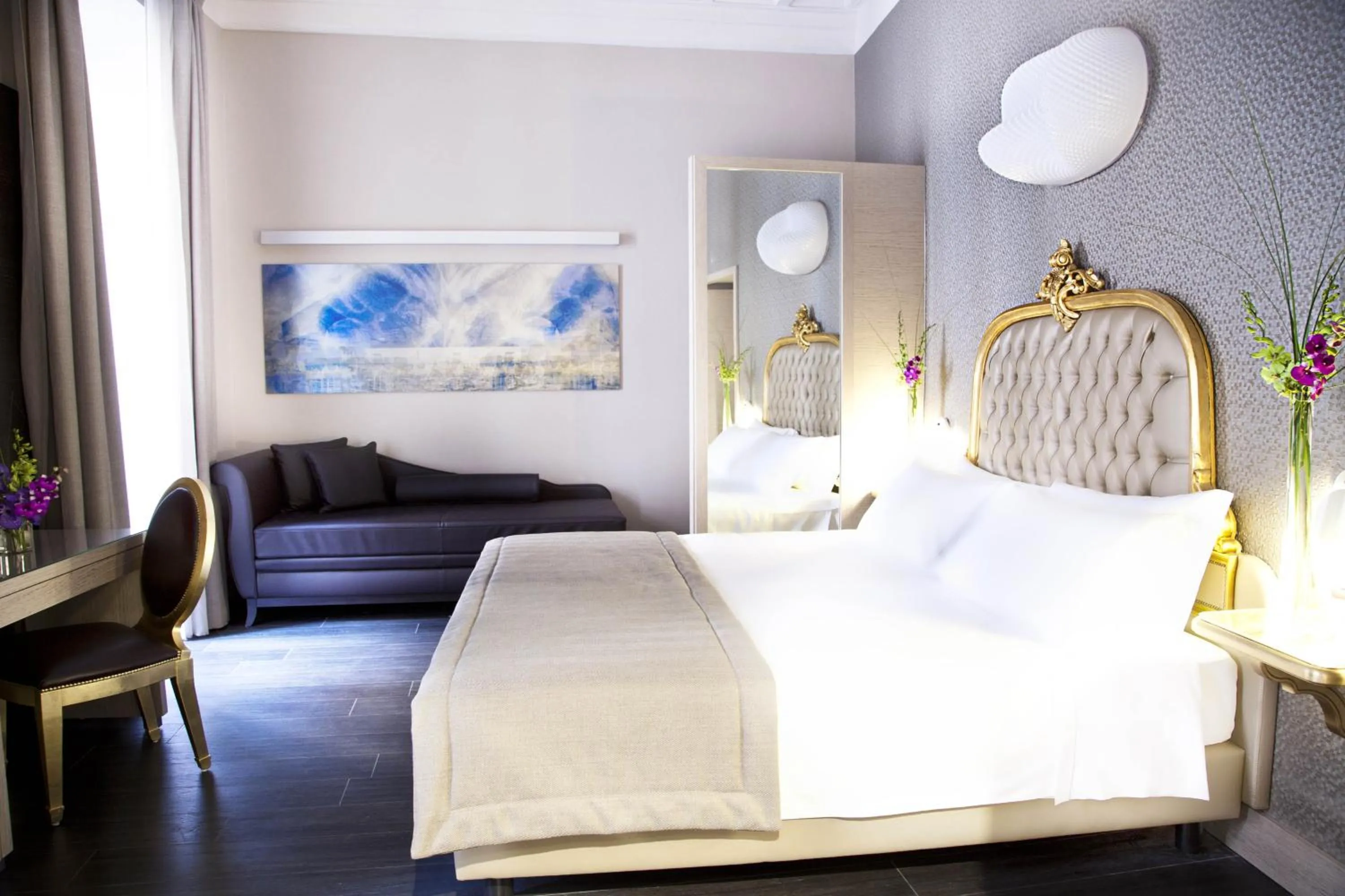 Bedroom, Bed in Hotel Valadier