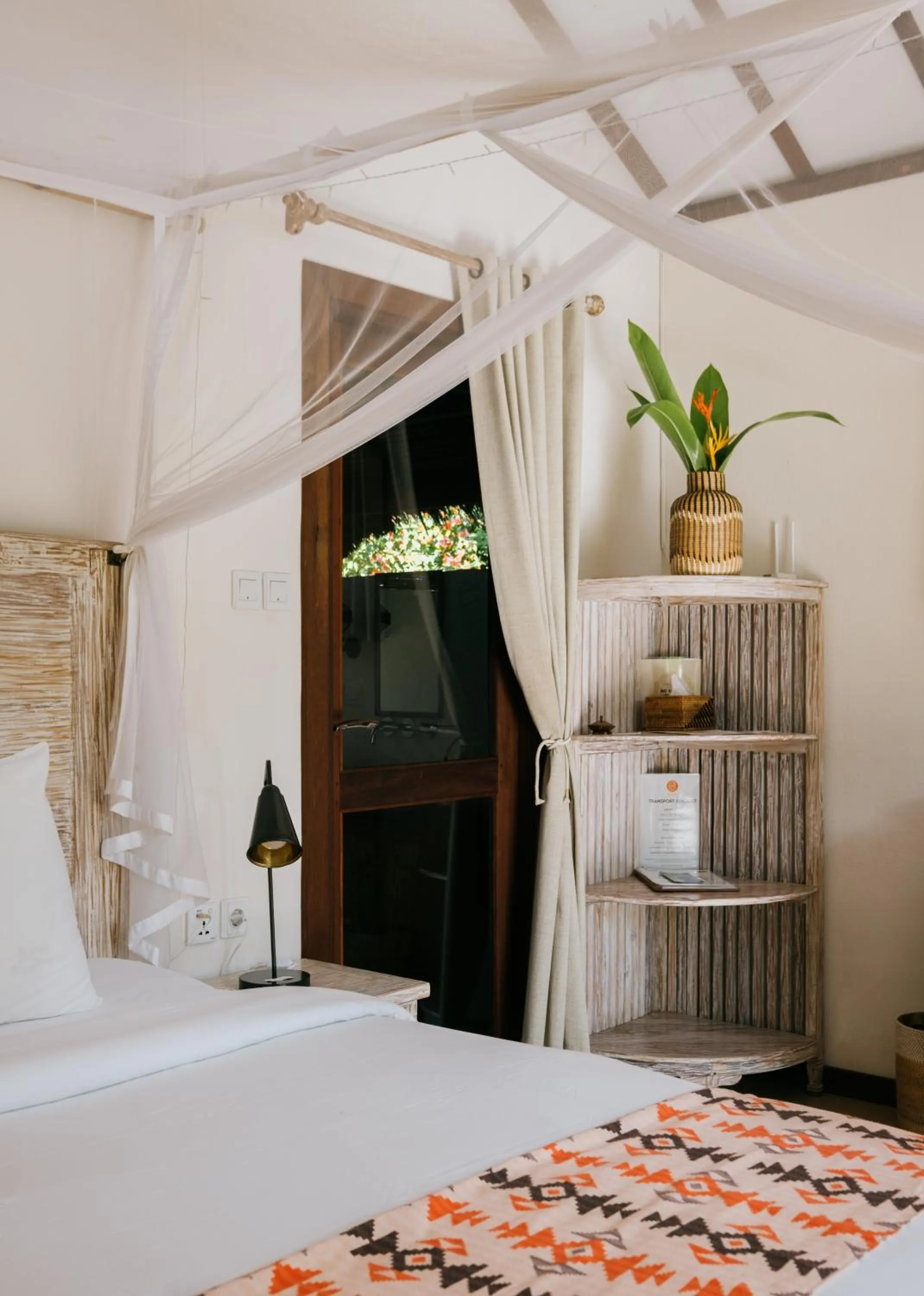 Bed in Burudika Bungalows - Villas, Sauna & Bath House