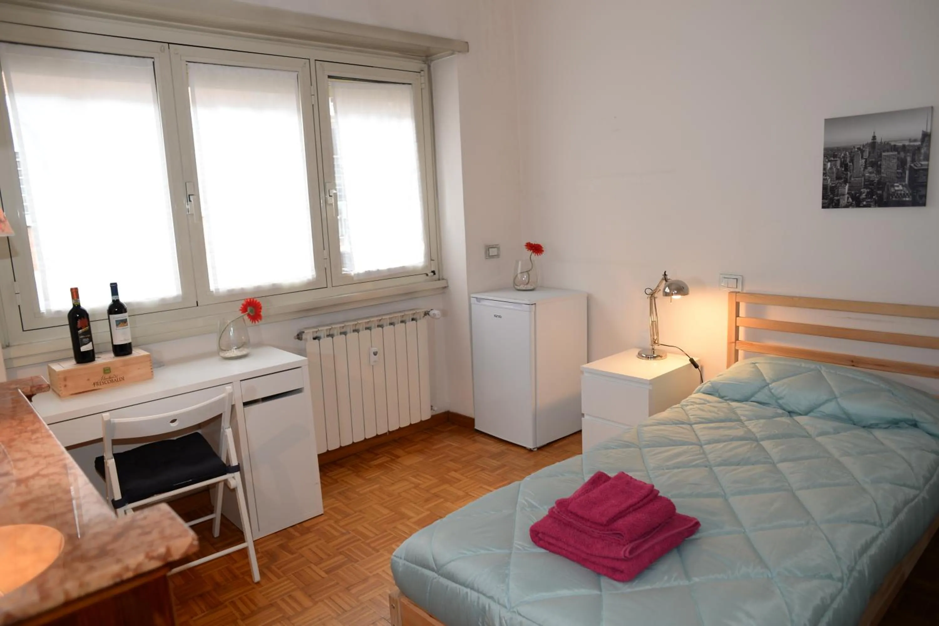 Bedroom, Bed in Emilios Home Entire Apartament up to 7 people