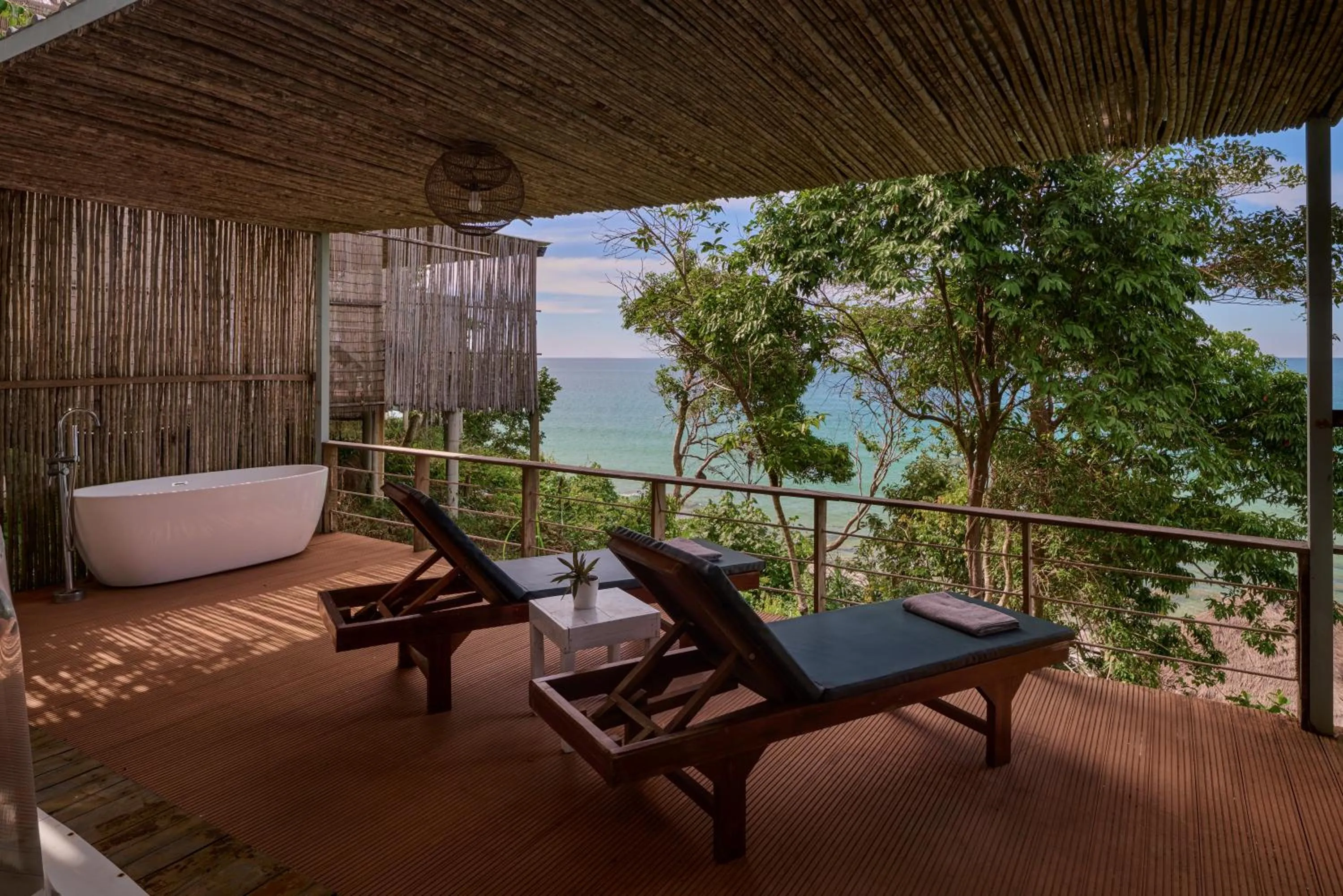 Seating area in Koh Sdach Resort by EHM