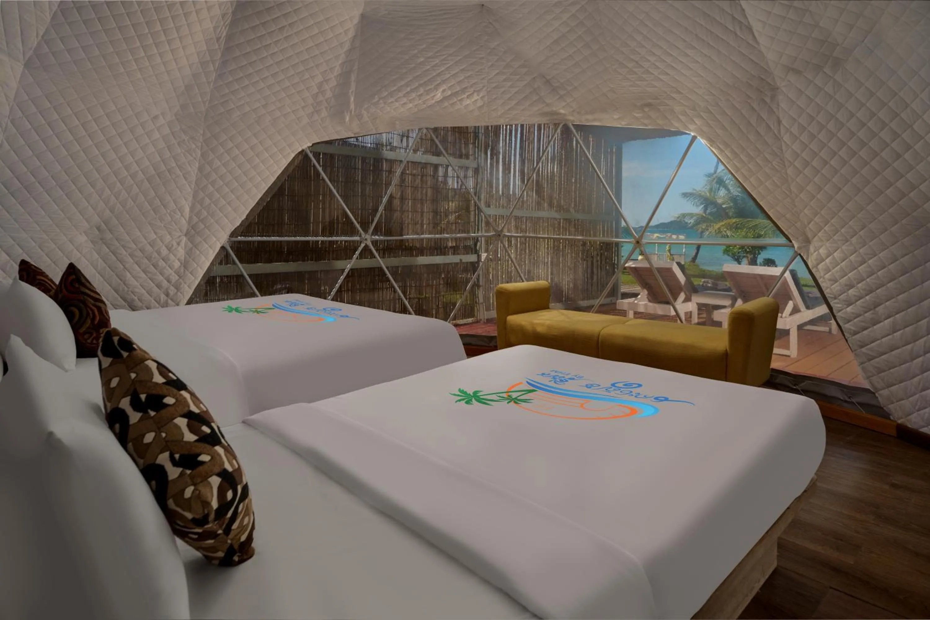 Bed in Koh Sdach Resort by EHM