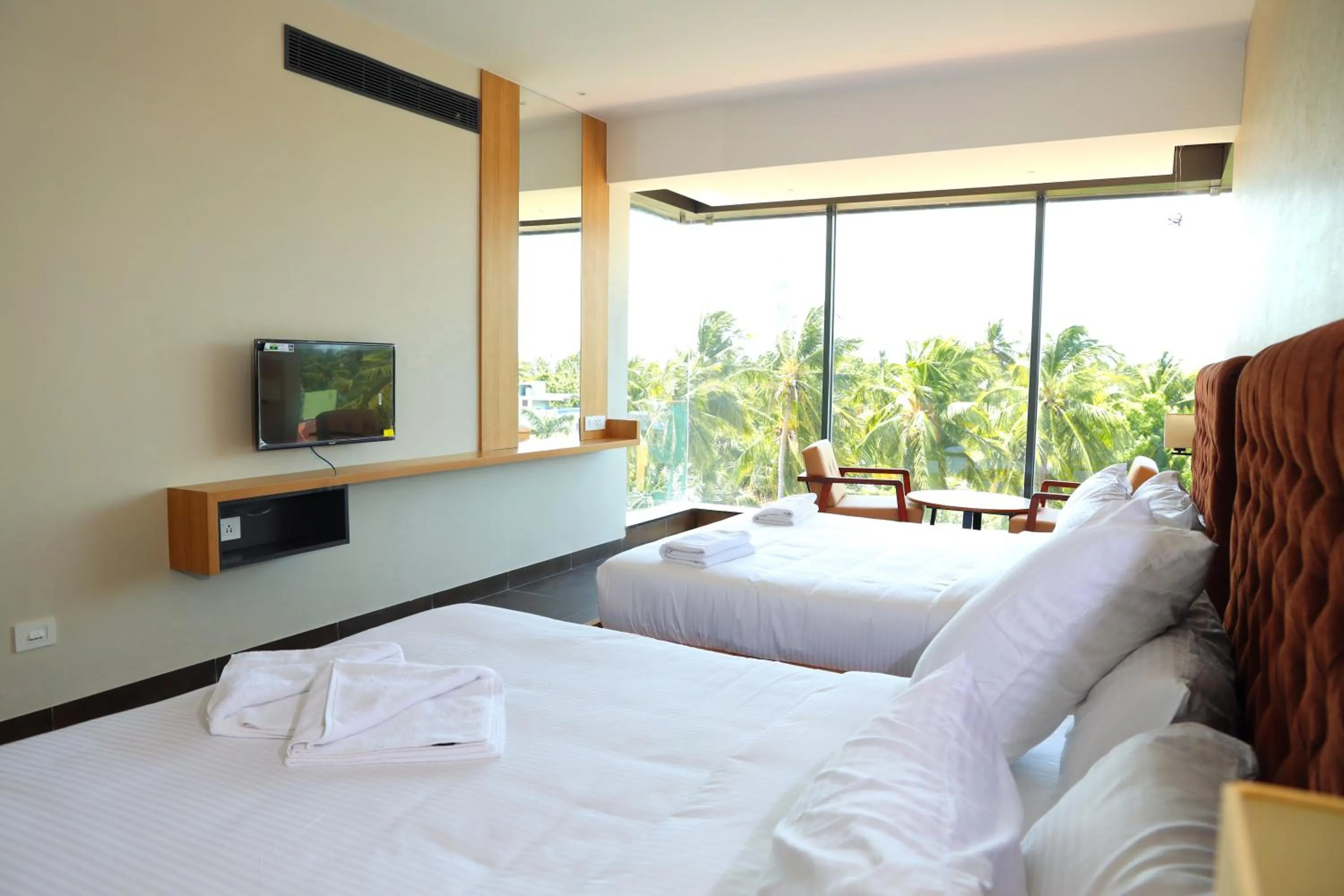 Bed in Sremethila Hotels Rameswaram