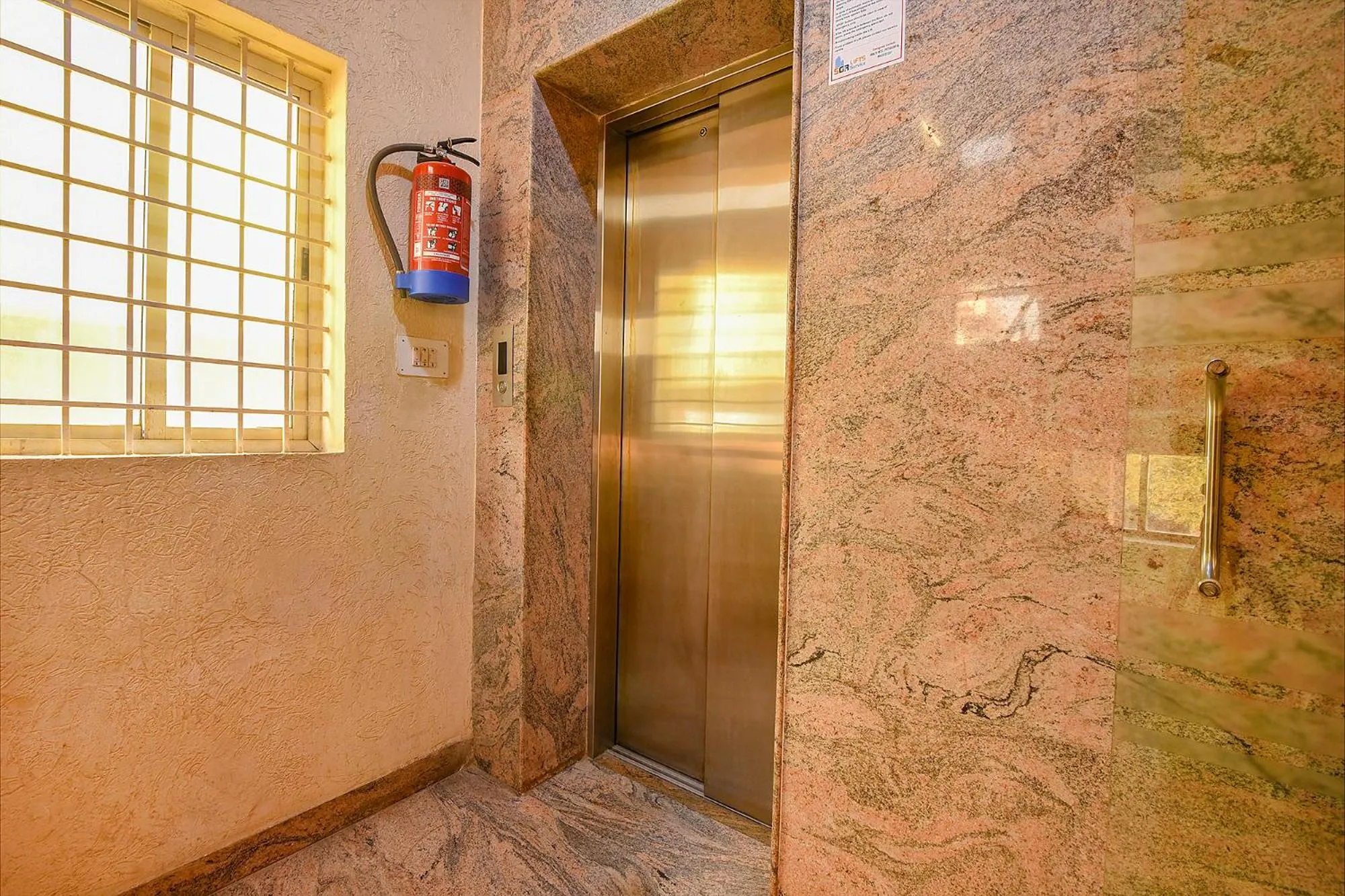 elevator in FabHotel The BTM Palace - BTM Layout