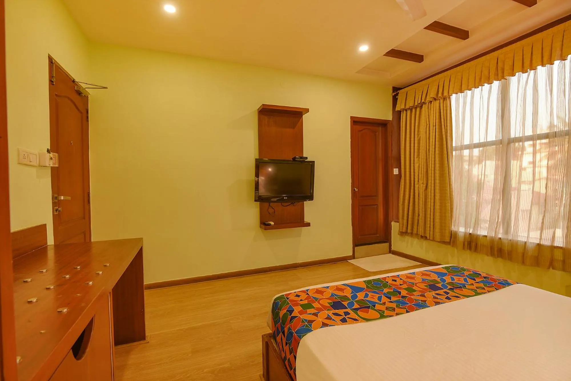 Bed in FabHotel The BTM Palace - BTM Layout