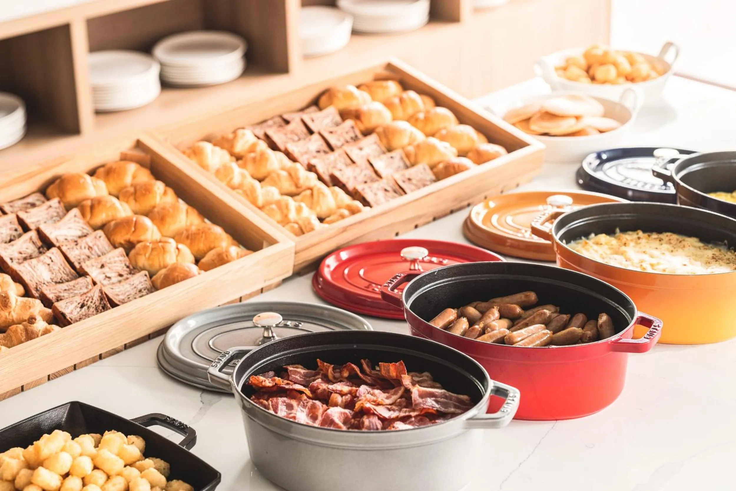 Buffet breakfast in Nest Hotel Naha Nishi