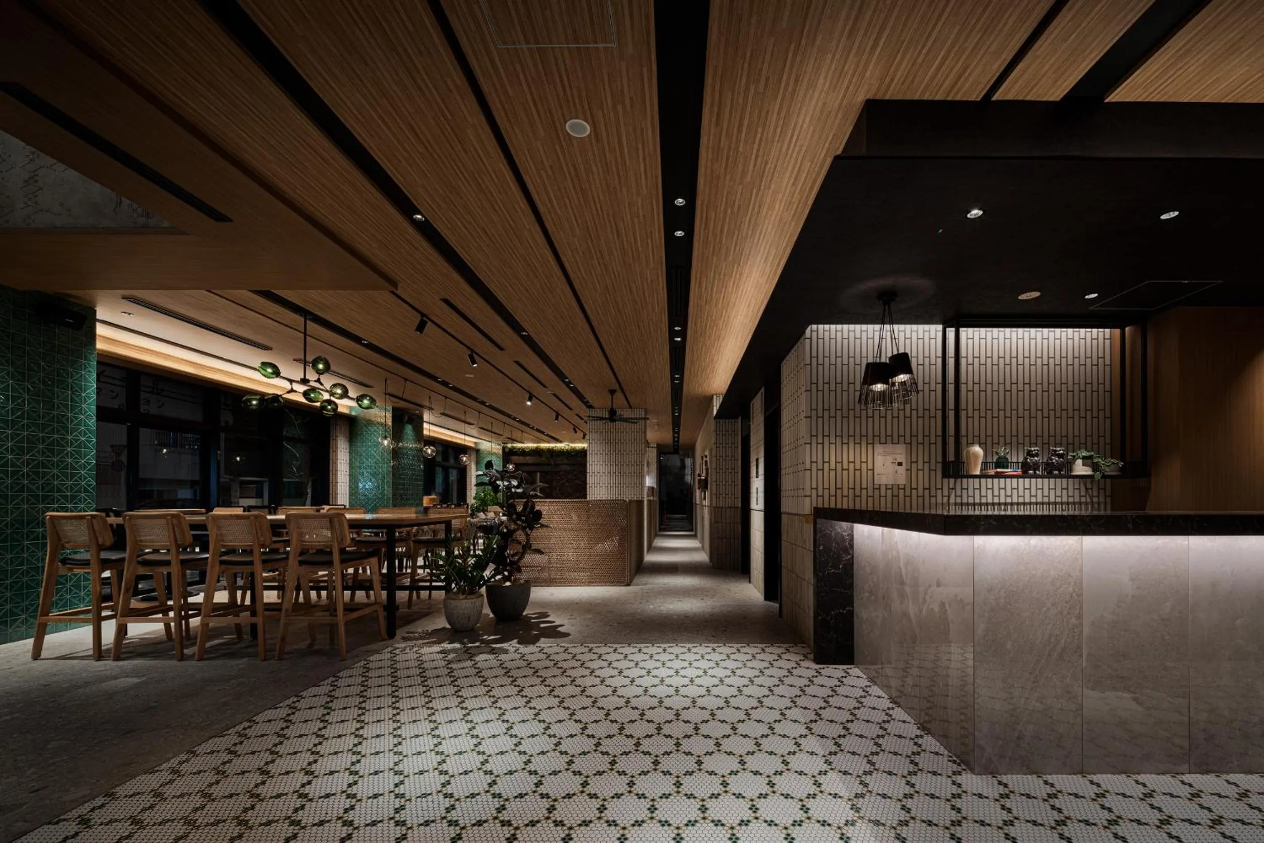 Lobby or reception in Nest Hotel Naha Nishi