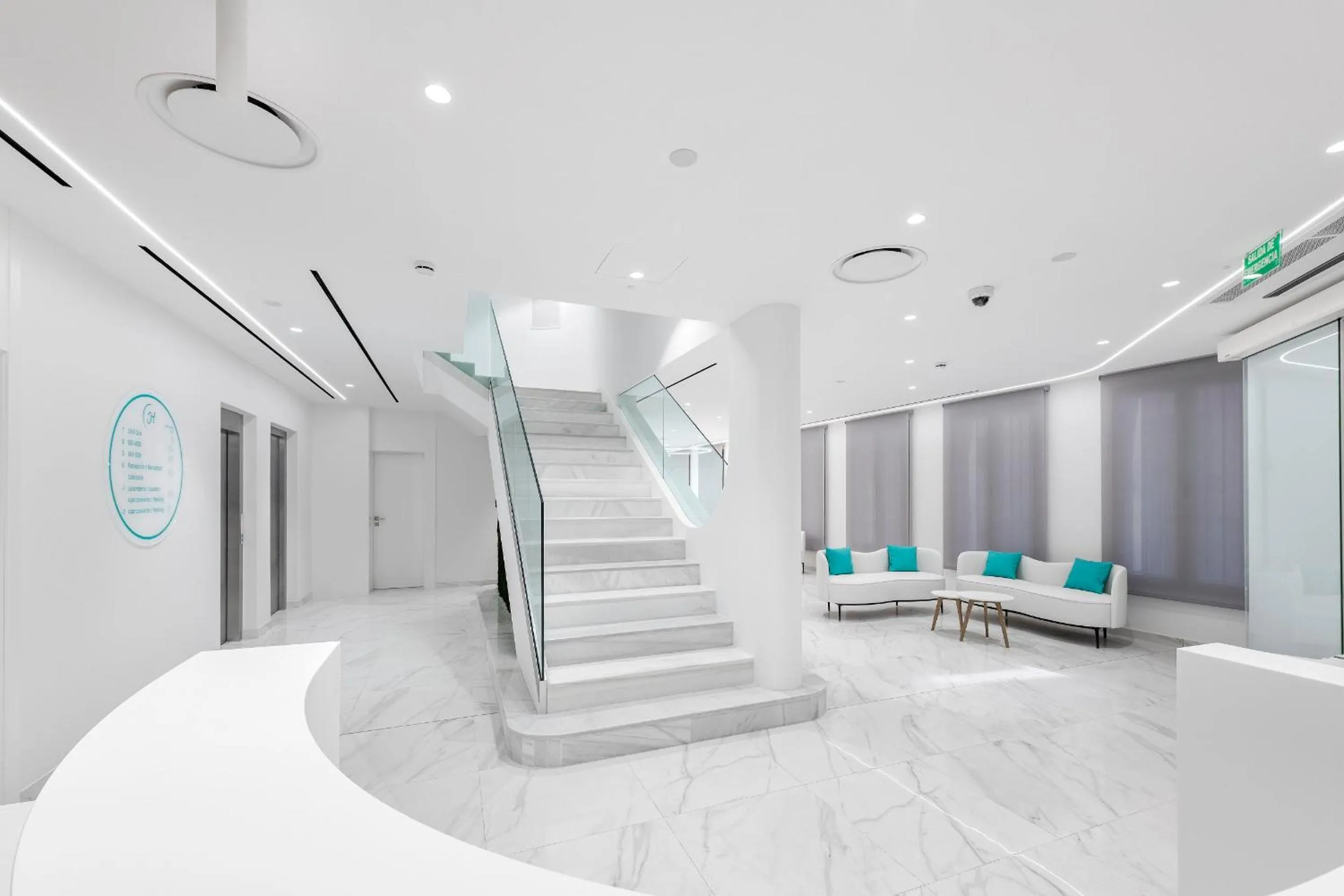 Lobby or reception in Odyssey Rooms Alicante