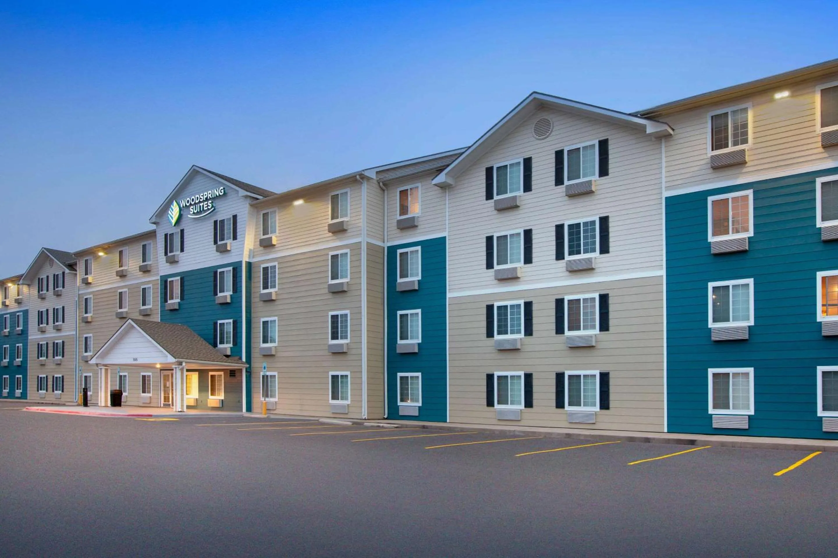 Property building in WoodSpring Suites Harlingen