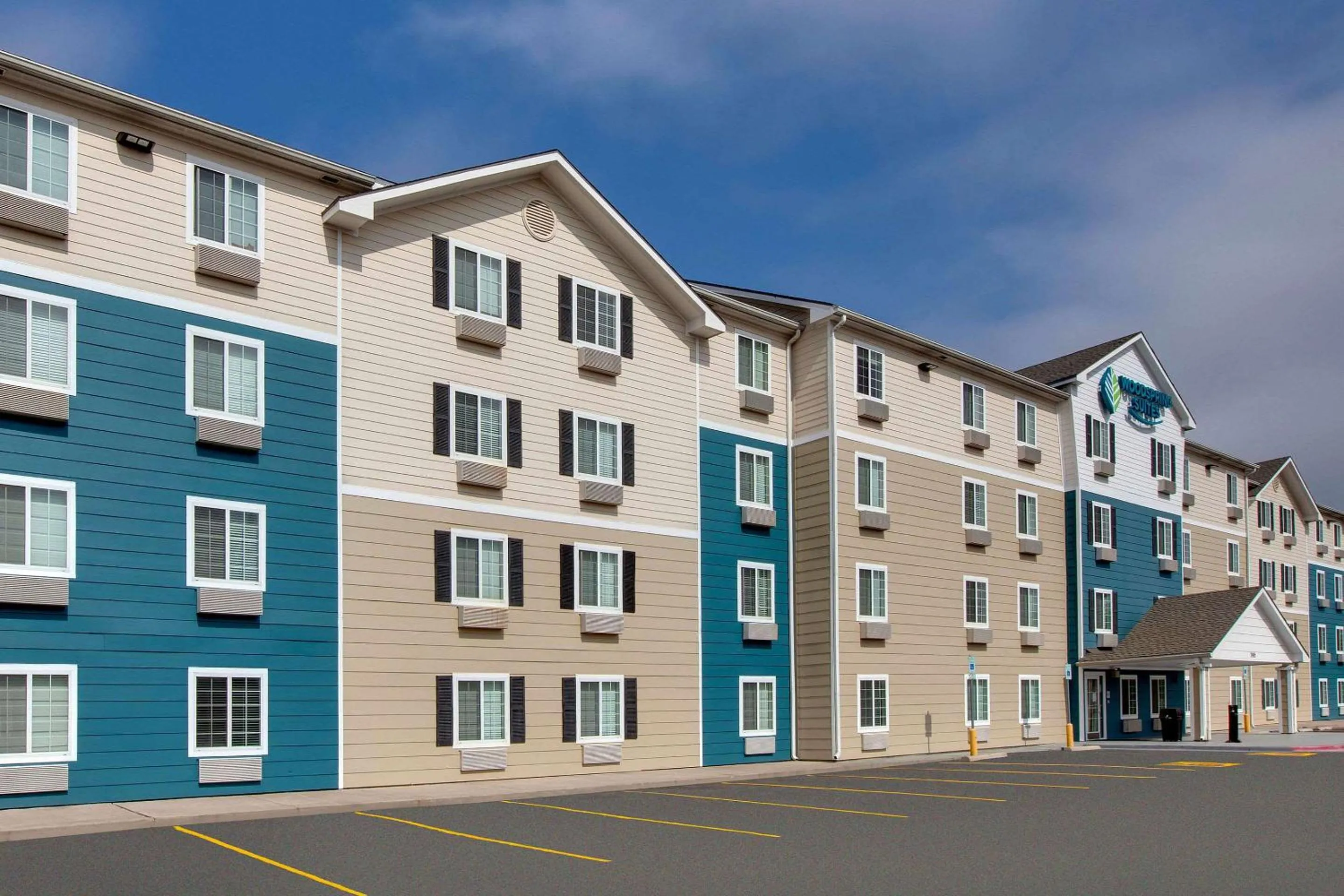 Property building in WoodSpring Suites Harlingen