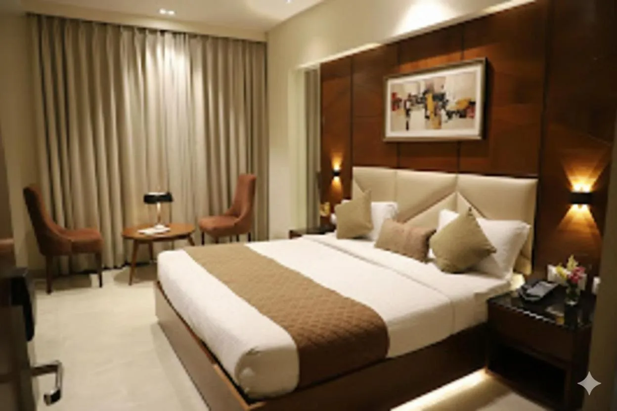 Bedroom, Bed in Hotel West End View A Unit of Hotel SC Residency