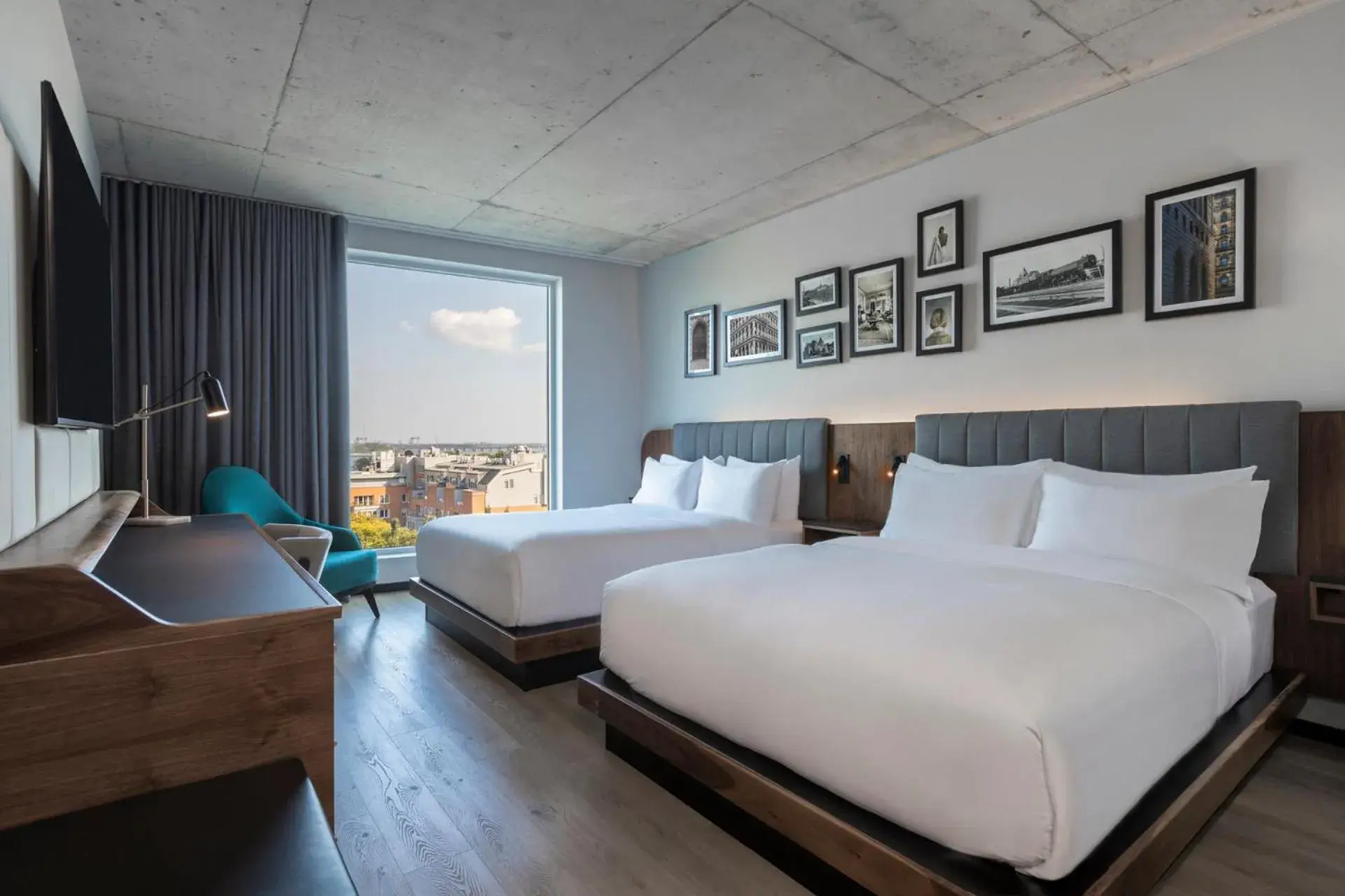 Queen Room with Two Queen Beds - High Floor in Hyatt Centric Montreal Queen Room with Two Queen Beds - High Floor in Hyatt Centric Montreal