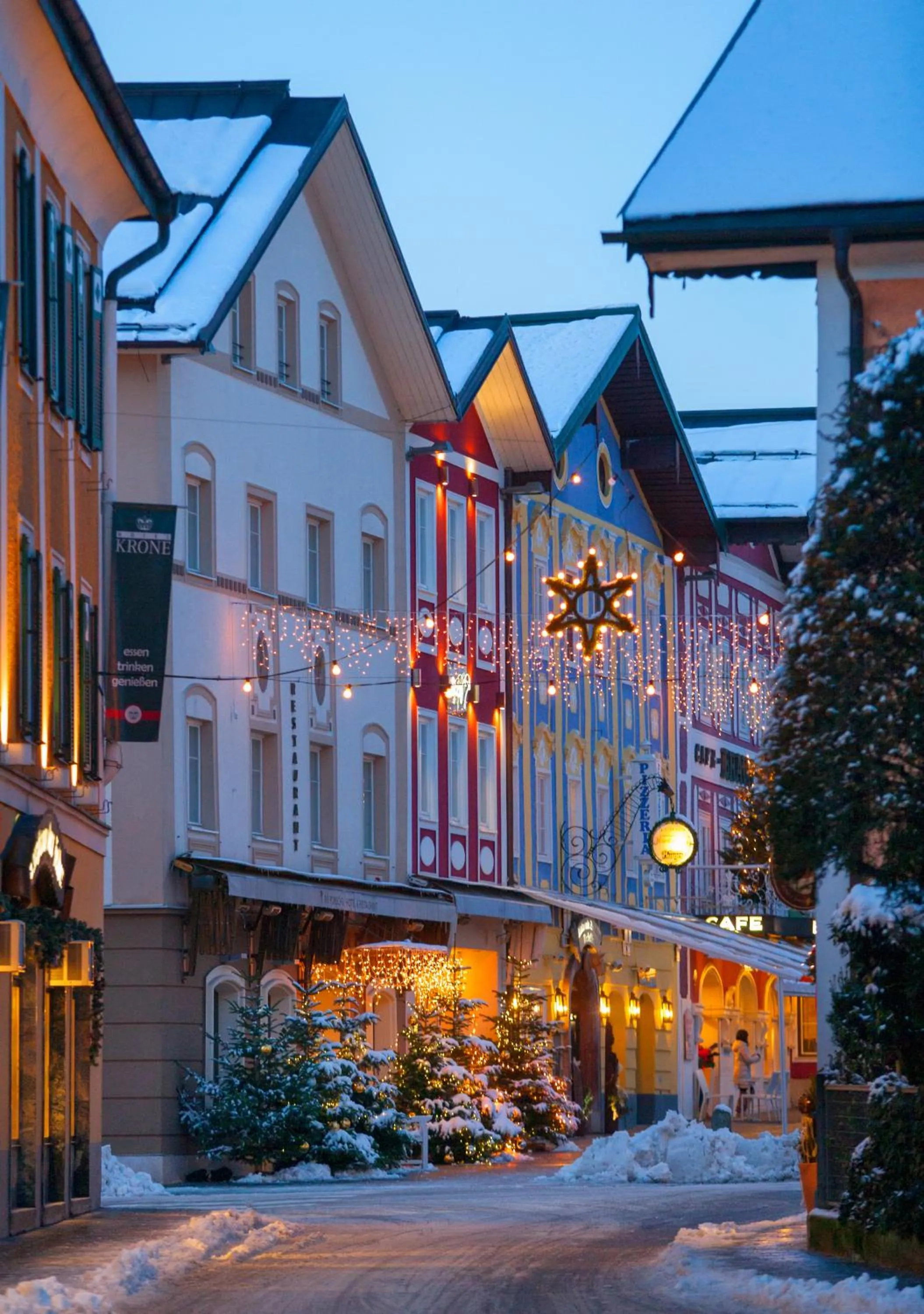 Winter in das mondsee