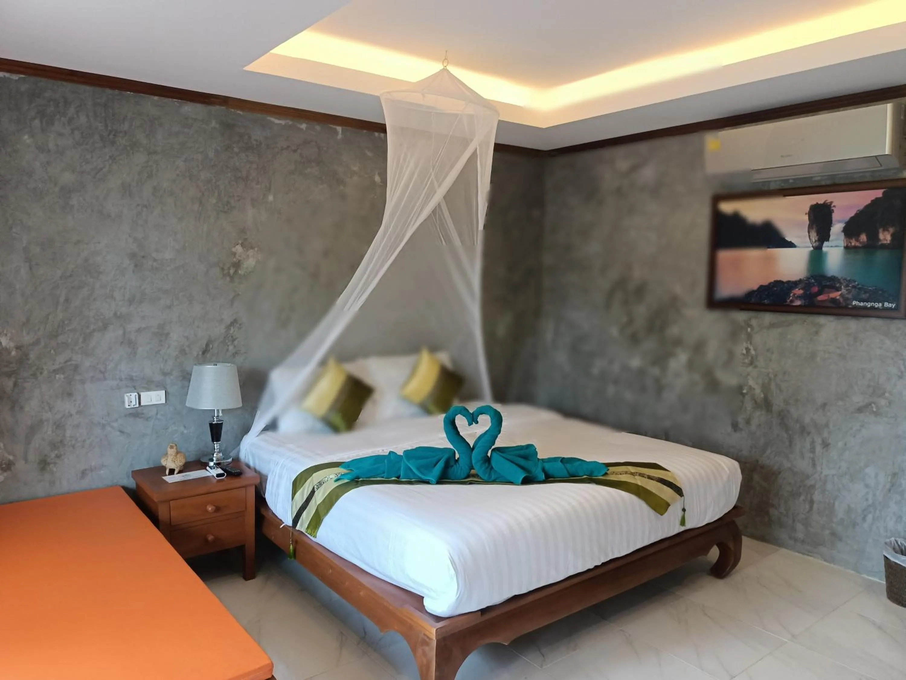 Bed in The mantra resort