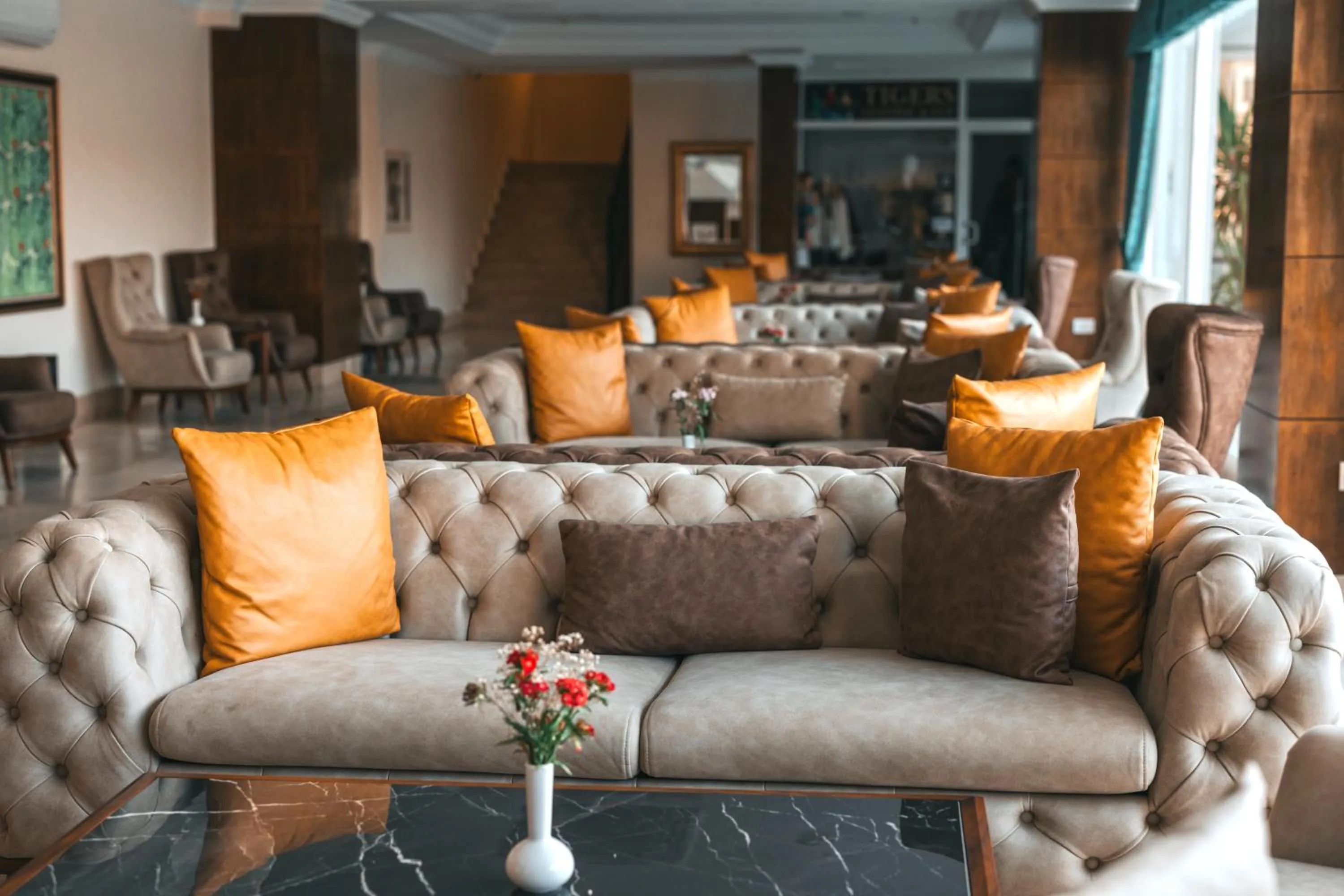 Seating area in Viking Garden Hotel