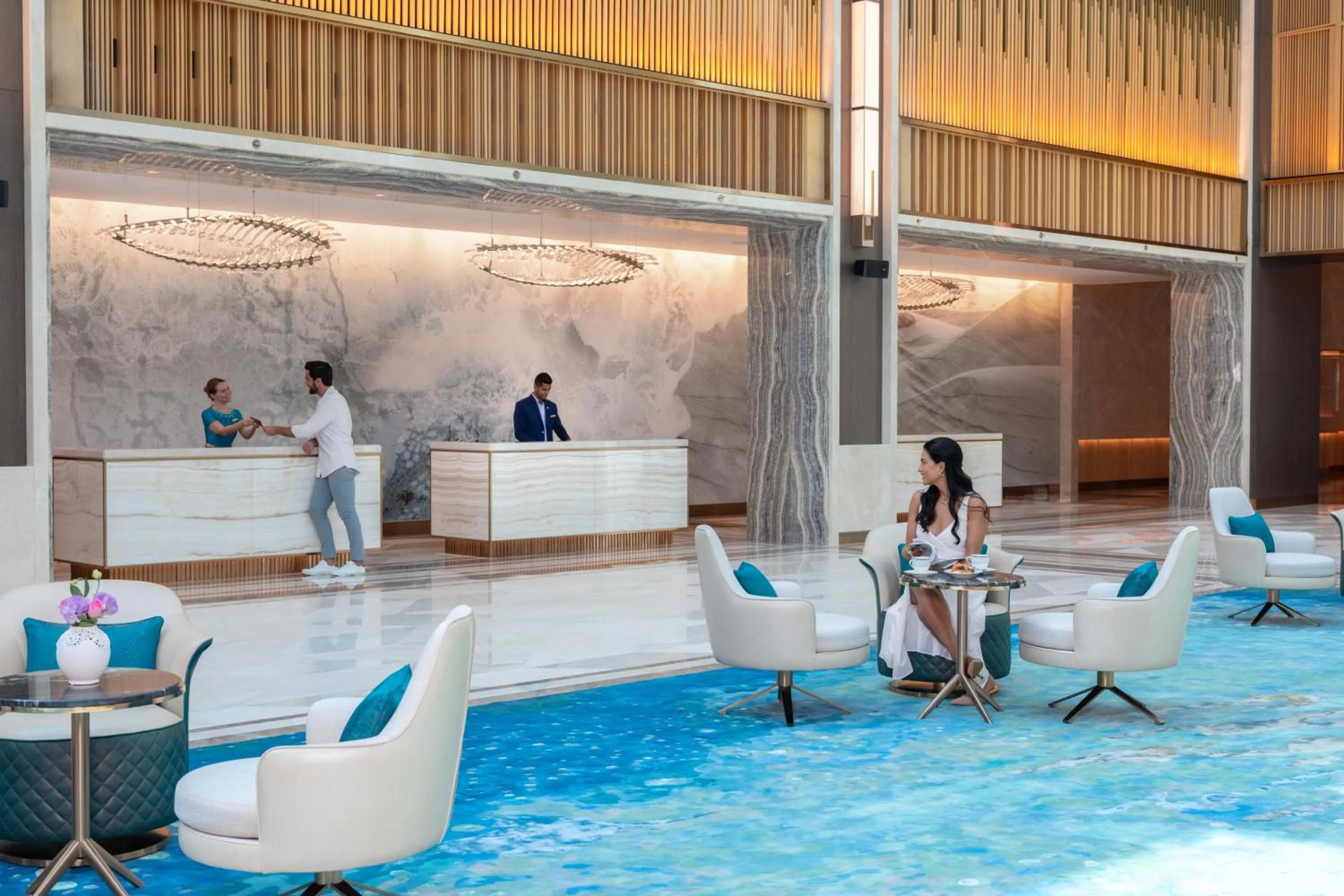 Lobby or reception in Taj Exotica Resort & Spa, The Palm, Dubai