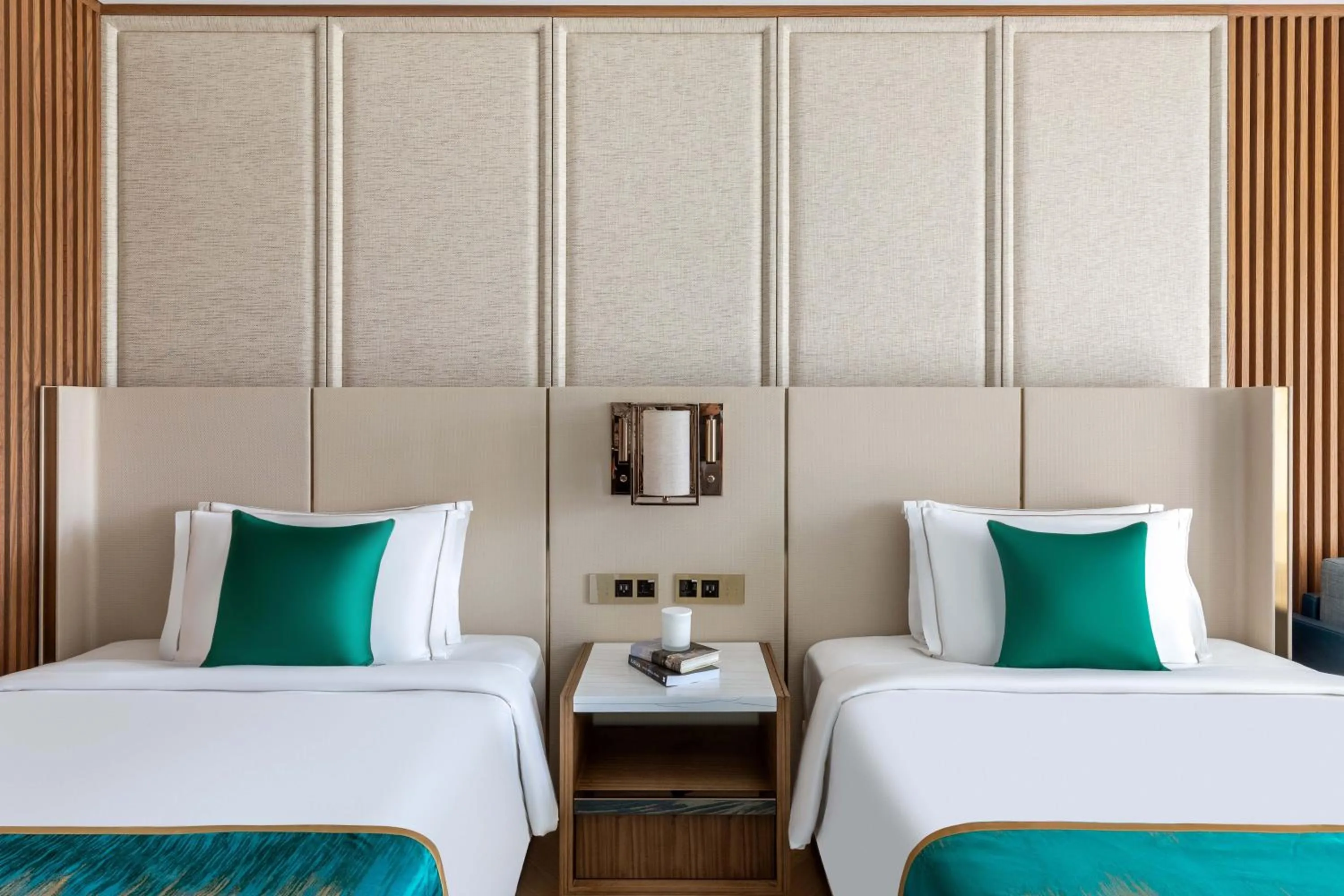 Bed in Taj Exotica Resort & Spa, The Palm, Dubai