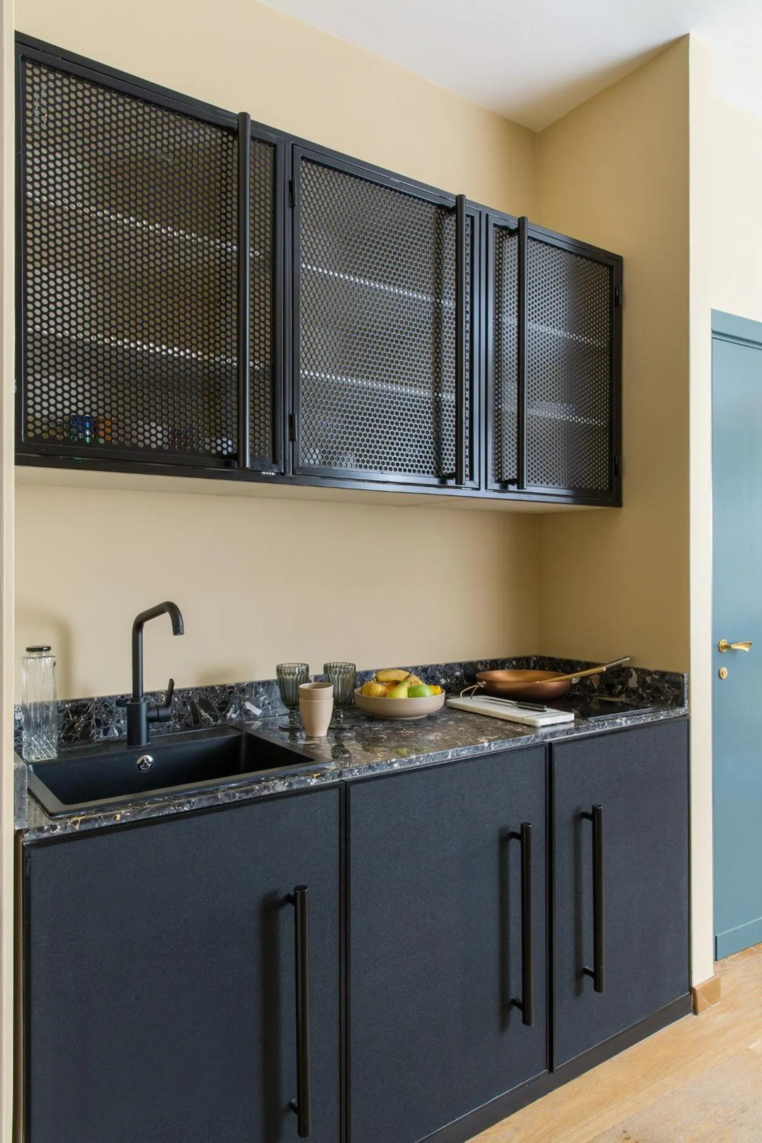 Kitchen or kitchenette in Condominio Monti Boutique Hotel