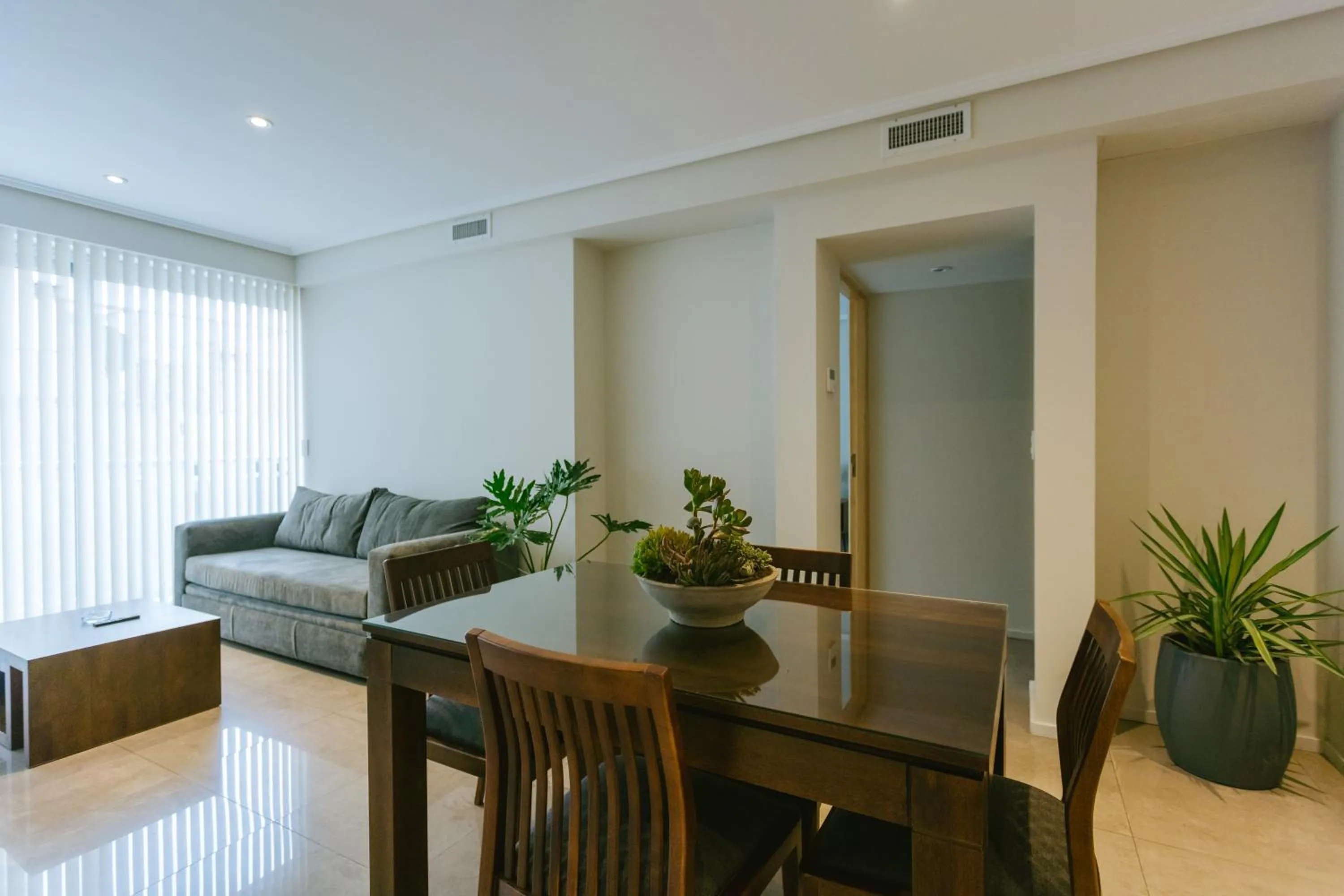 Living room in Le Montreal Apartments