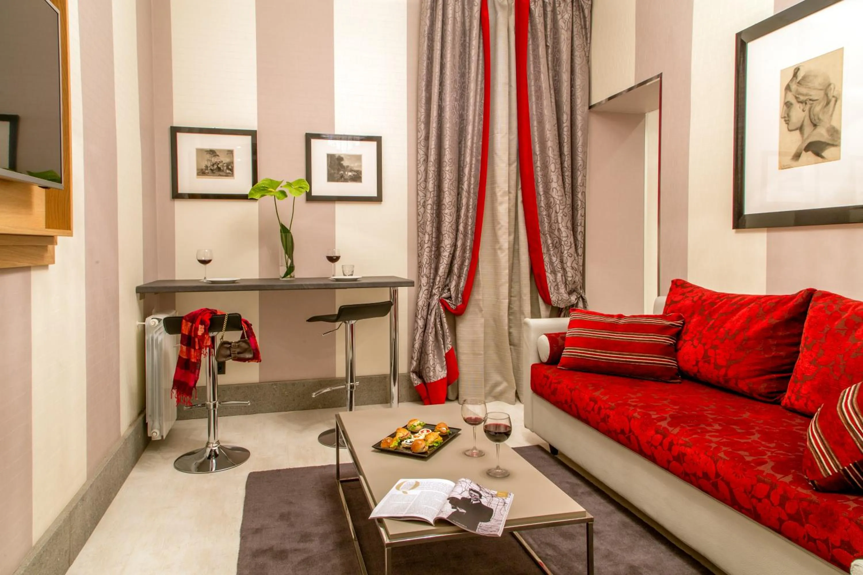 Living room in Hotel Royal Court