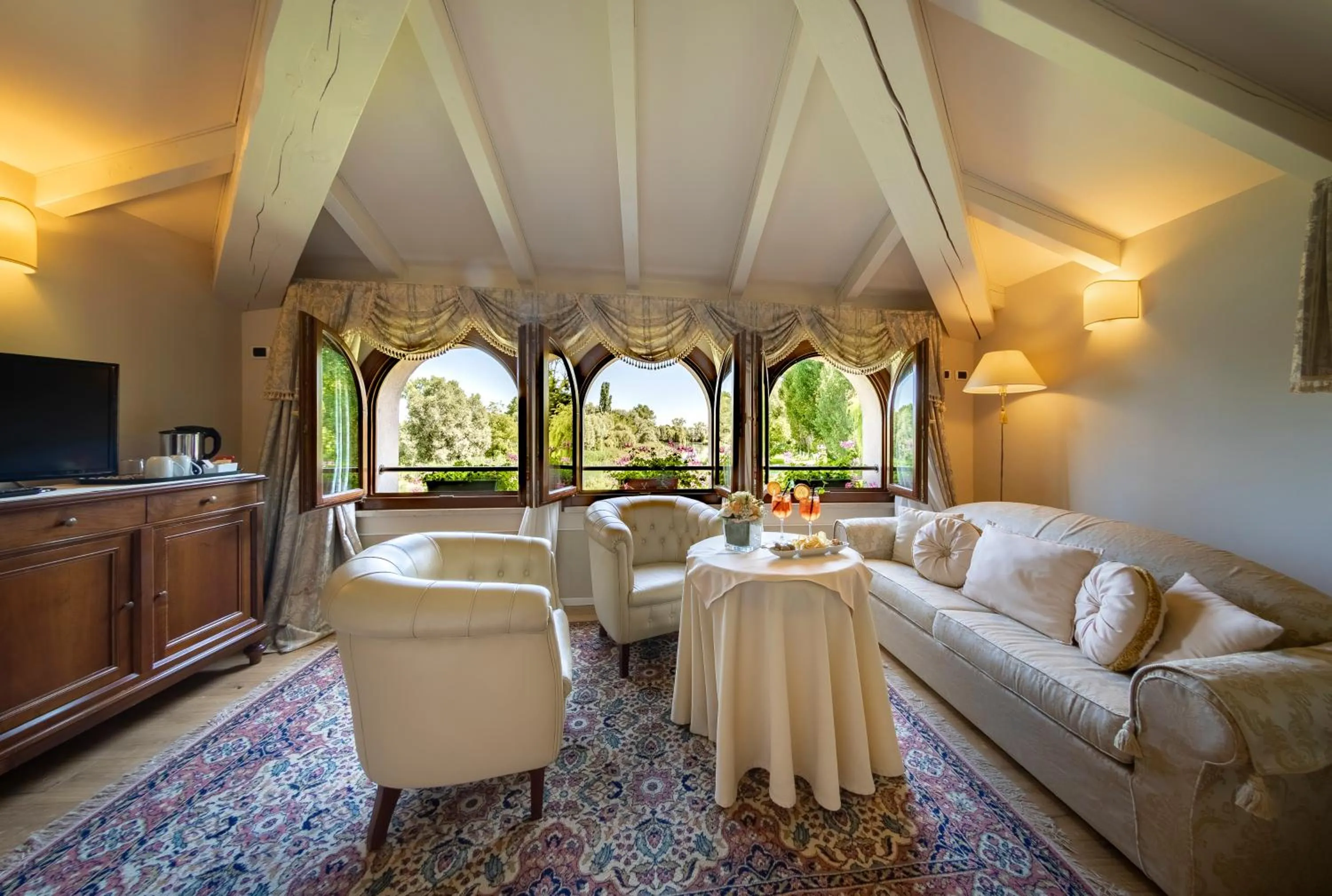 Living room in Borgo Cà dei Sospiri