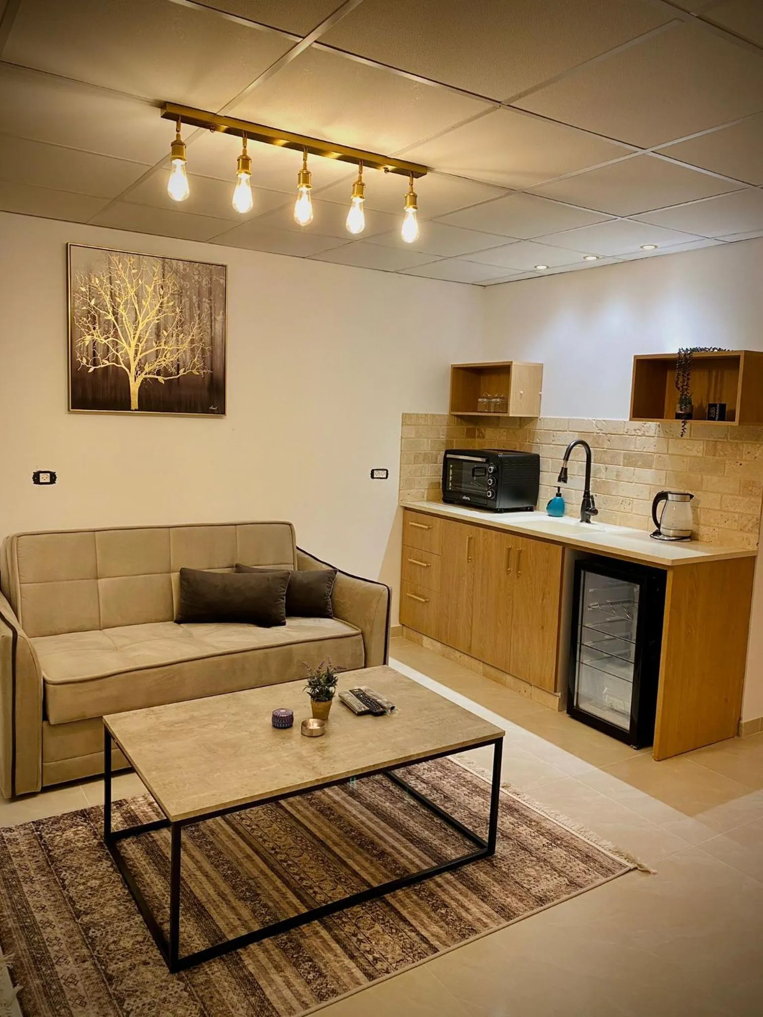 Kitchen or kitchenette in Ran suites