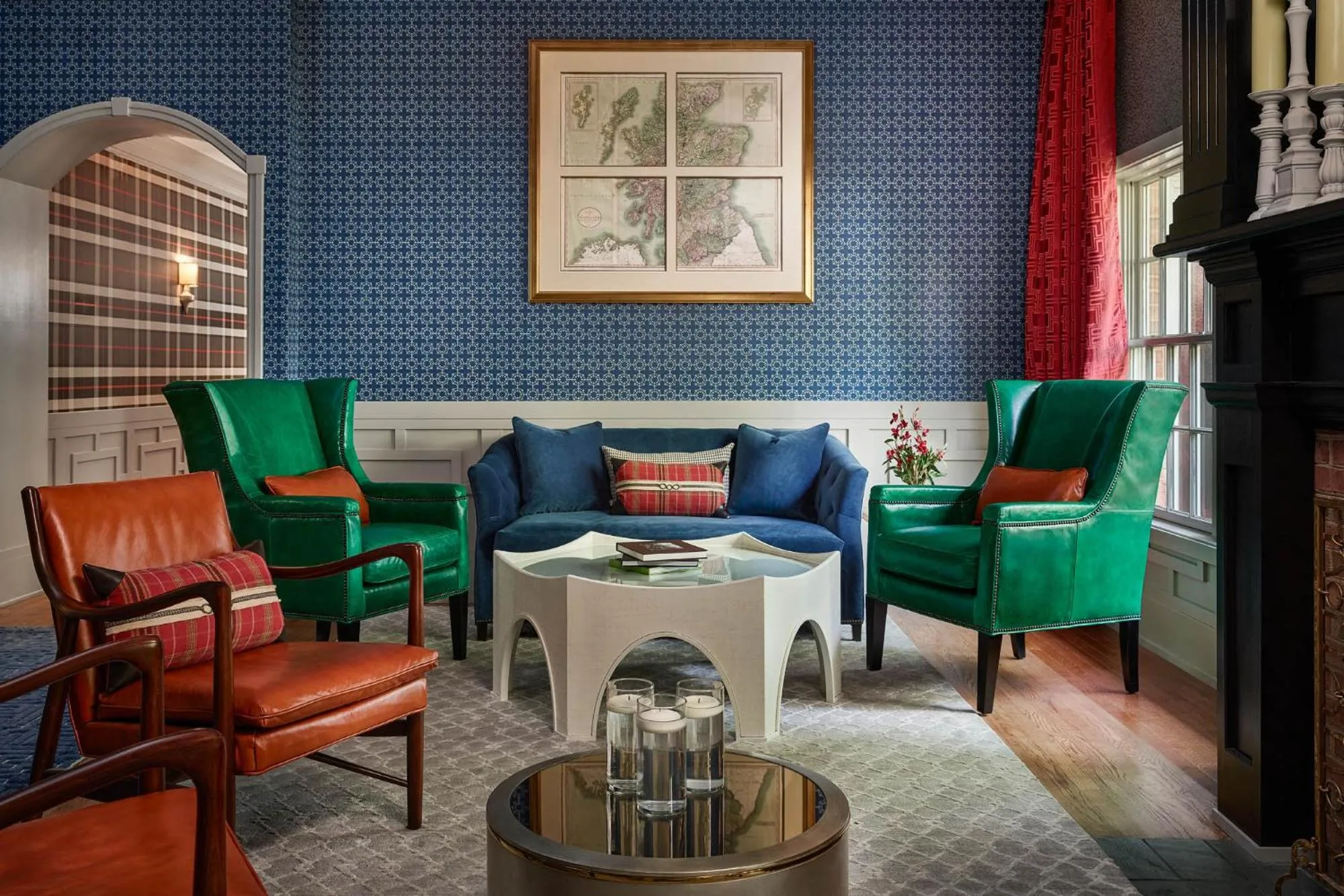 Lobby or reception in Carnegie House