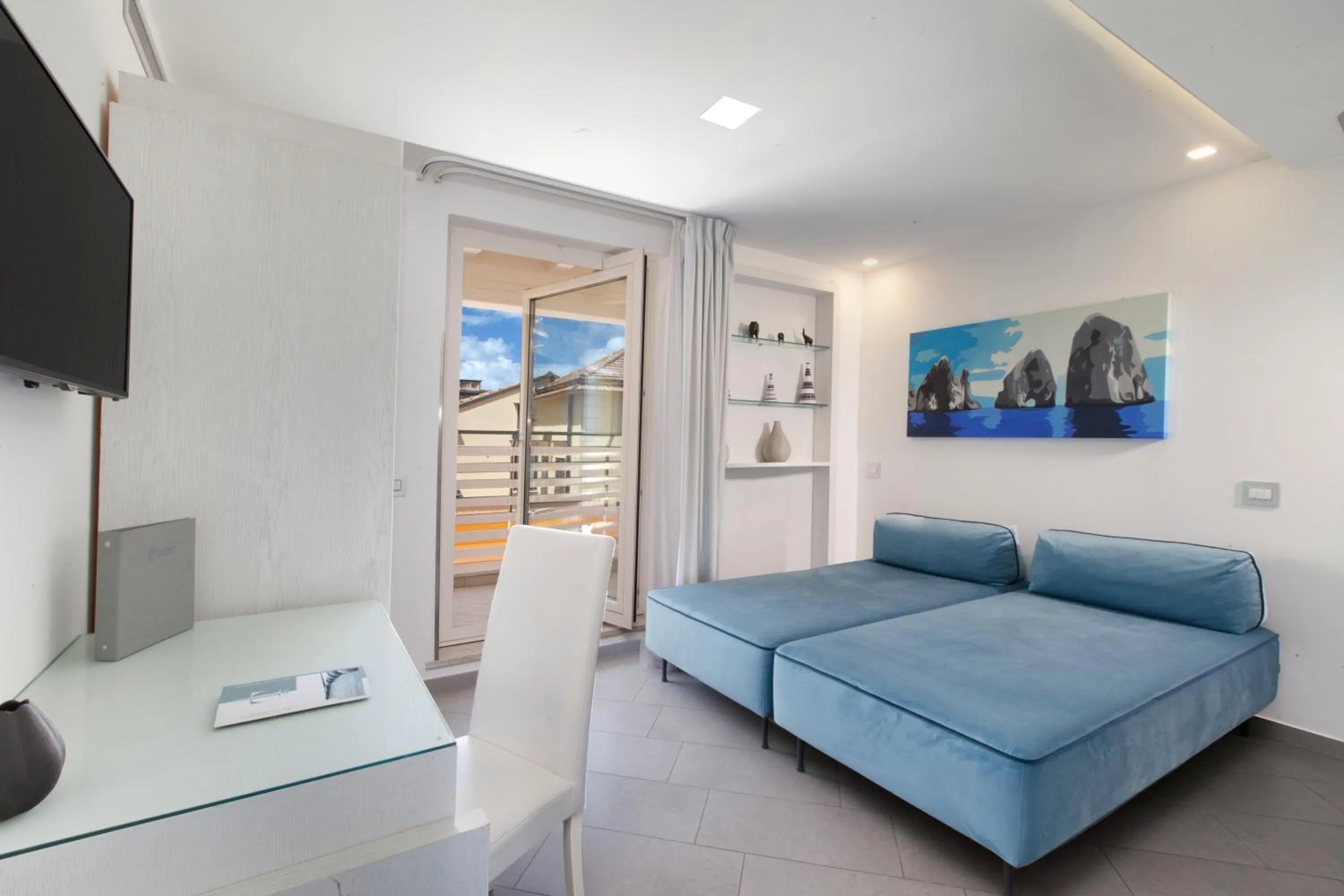 Living room in Hotel Tasso Suites & Spa