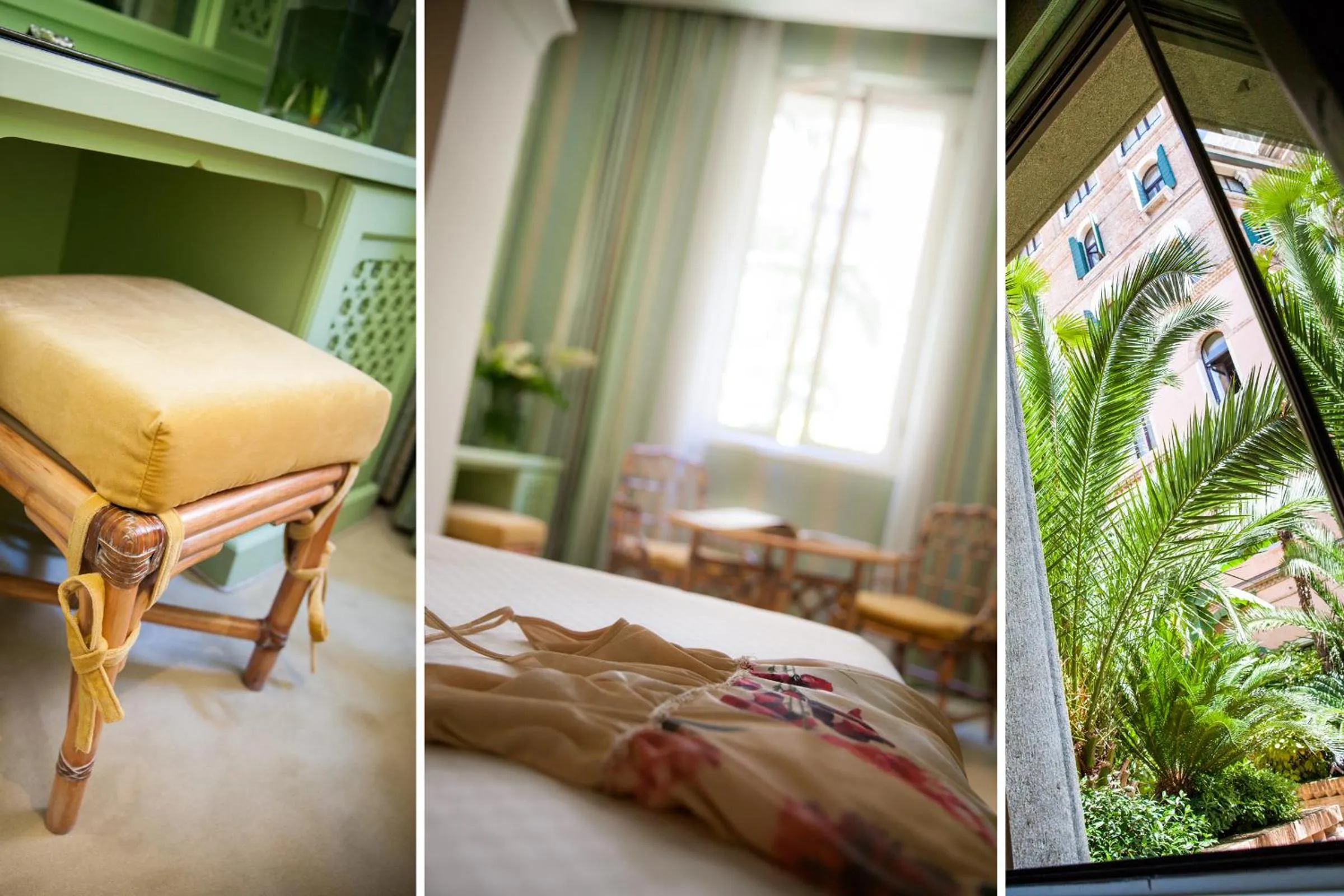 Decorative detail, Bed in Hotel Excelsior Venice