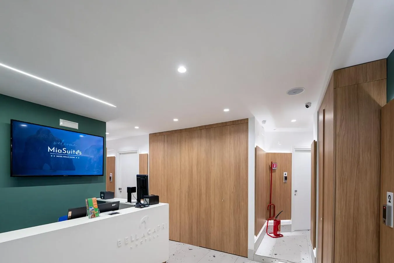 Lobby or reception in Mia Suites Hotel Bella Capri