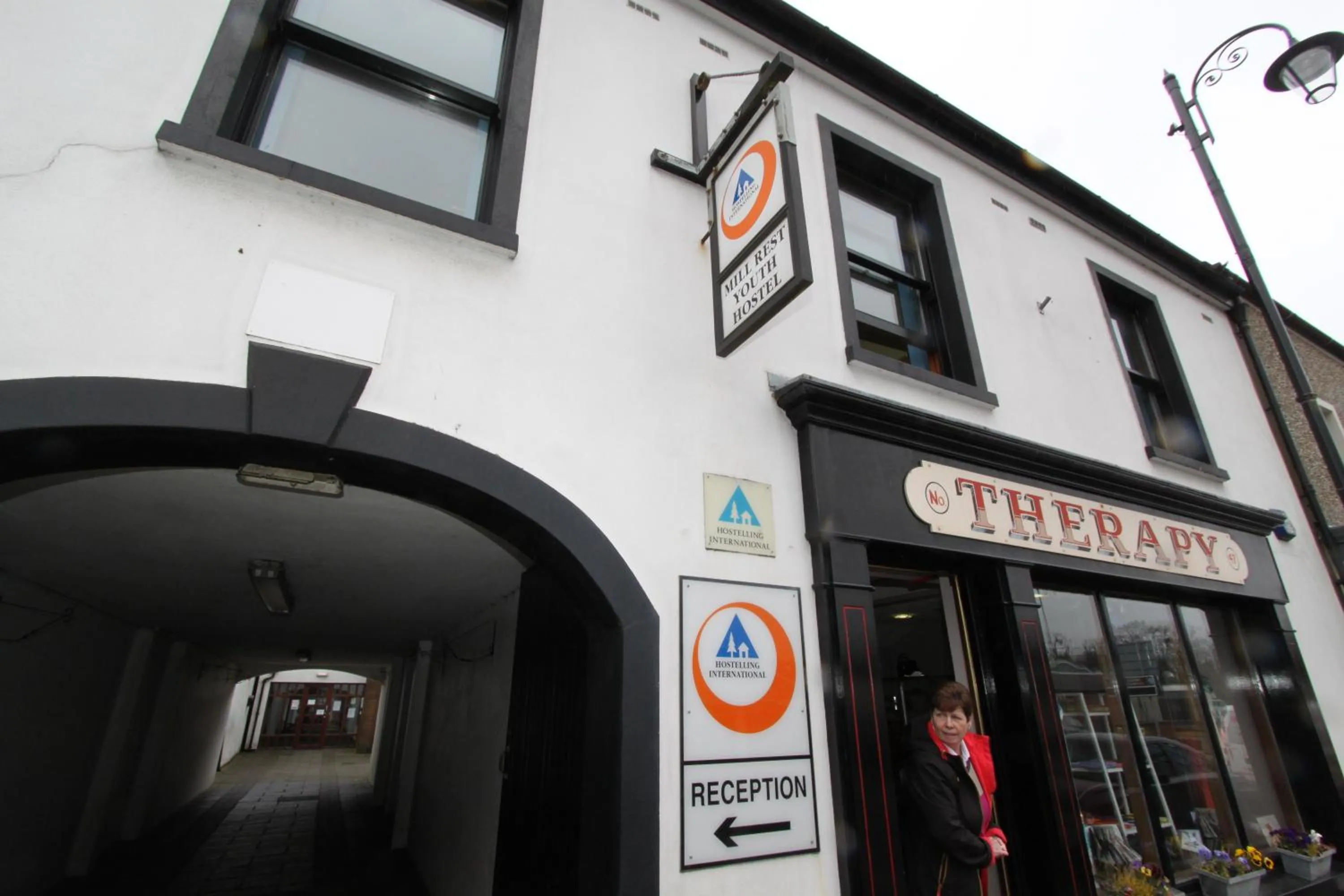 Facade/entrance in Bushmills Youth Hostel