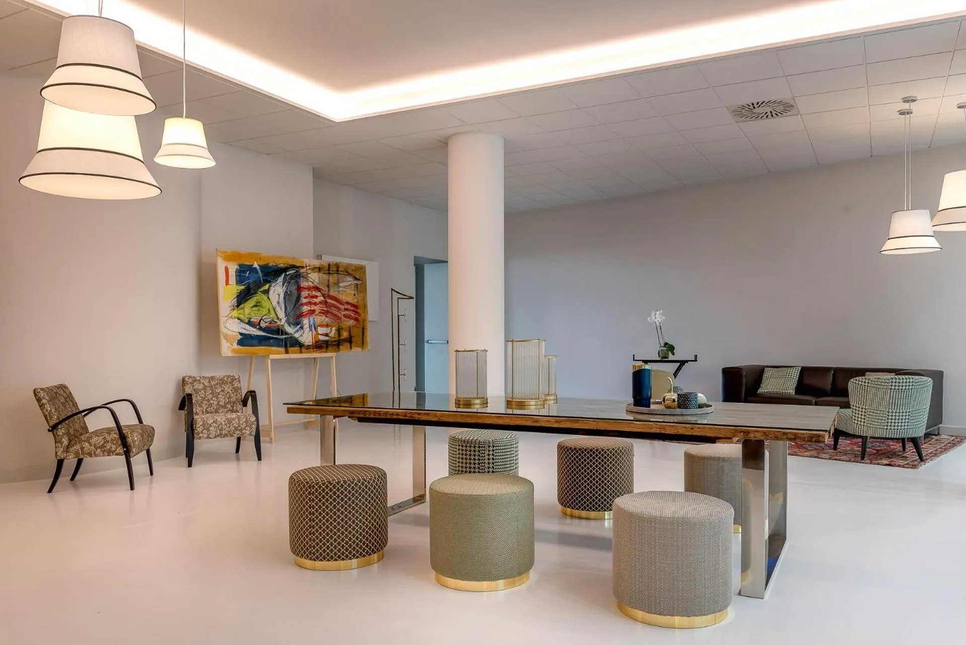 Communal lounge/ TV room in Savoia Hotel Rimini