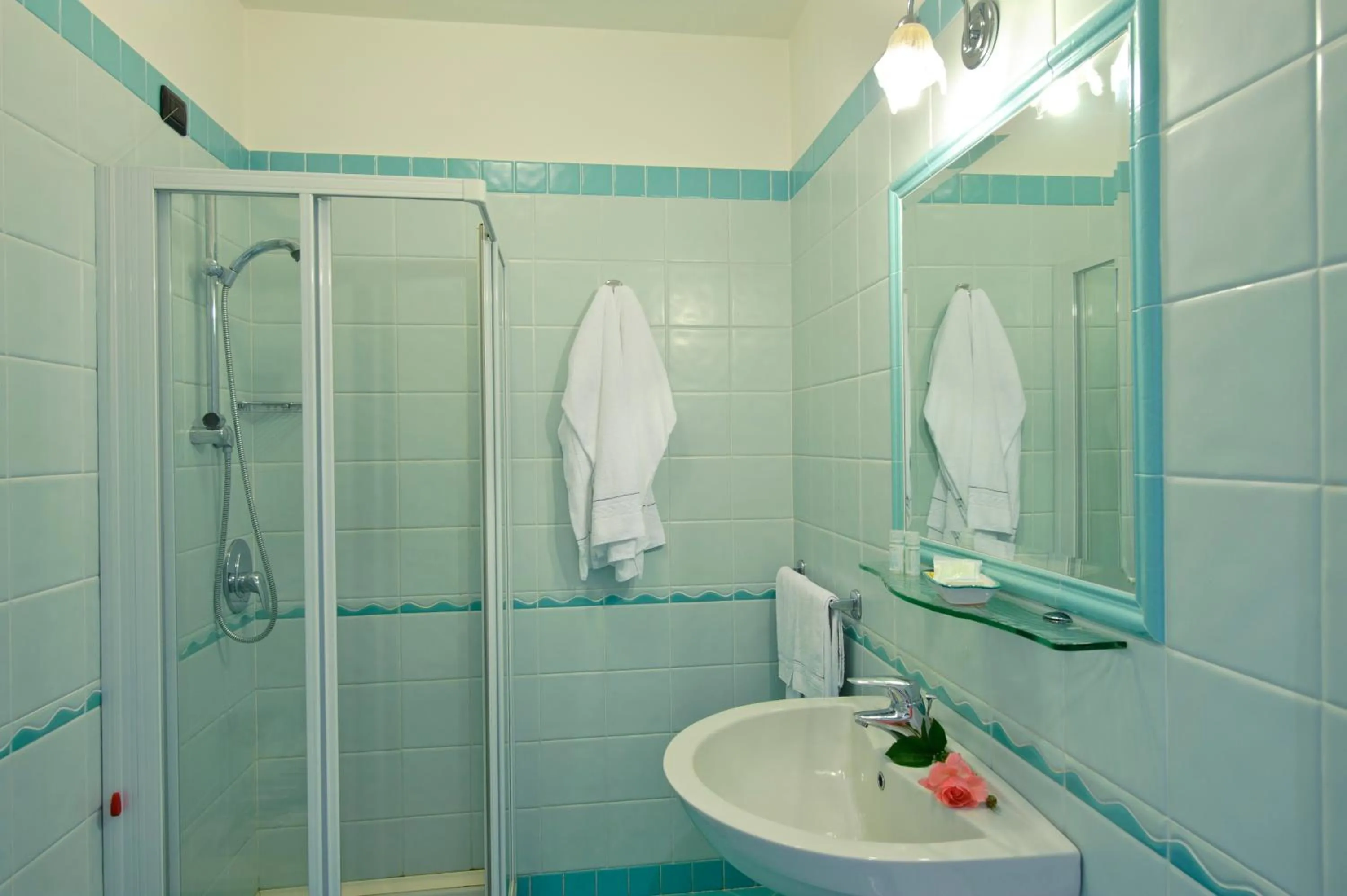 Bathroom in Hotel La Pergola