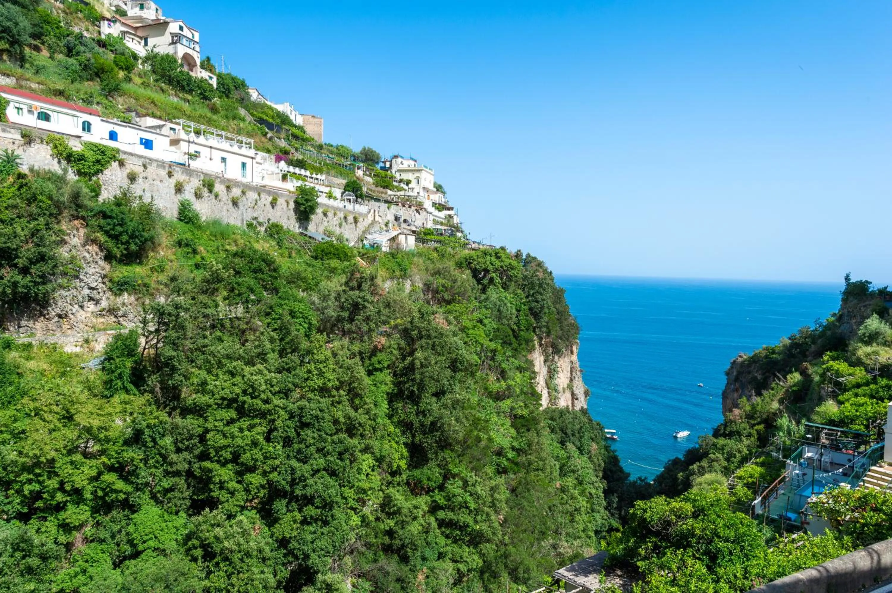 Sea view in Hotel La Pergola