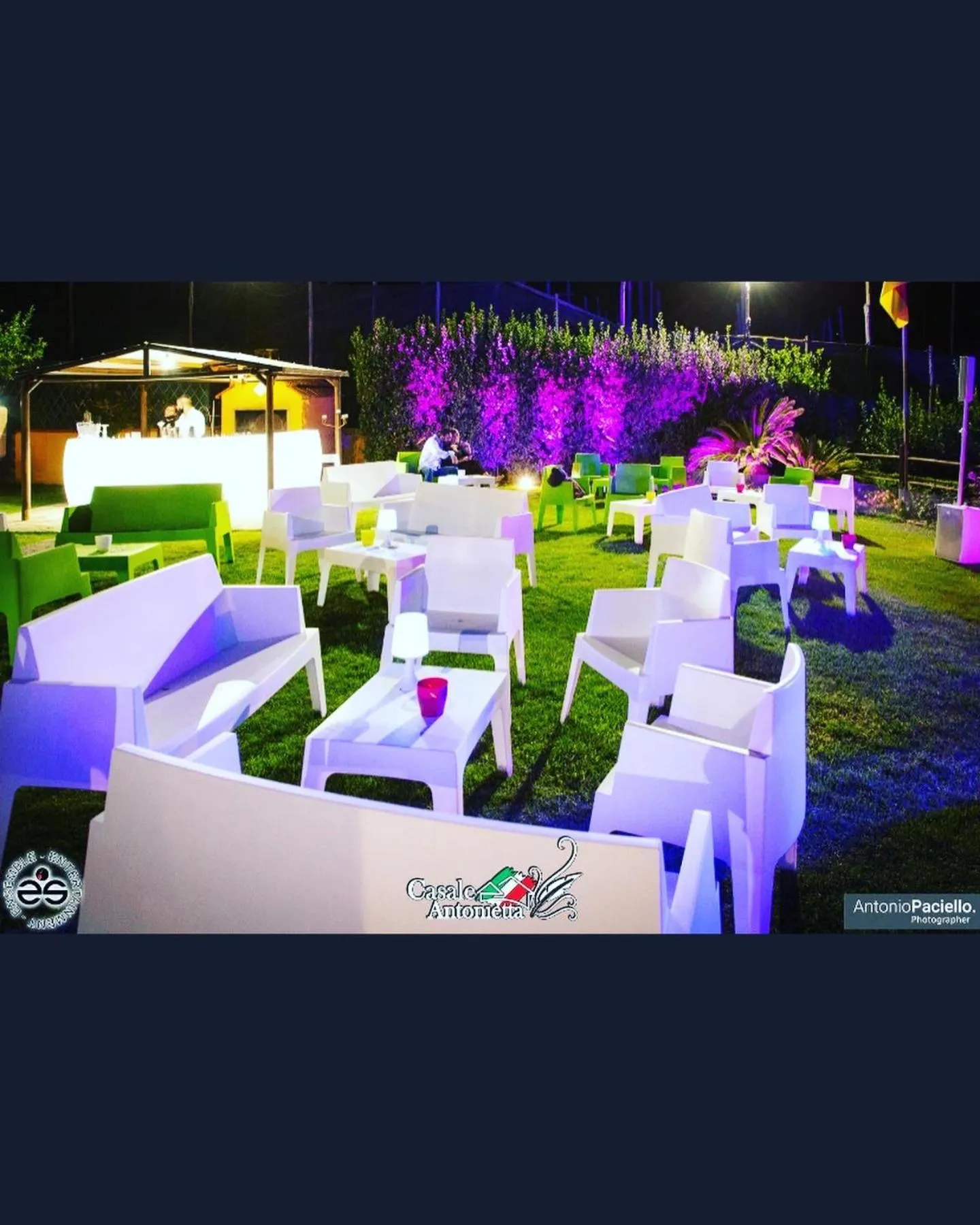 Evening entertainment in Casale Antonietta