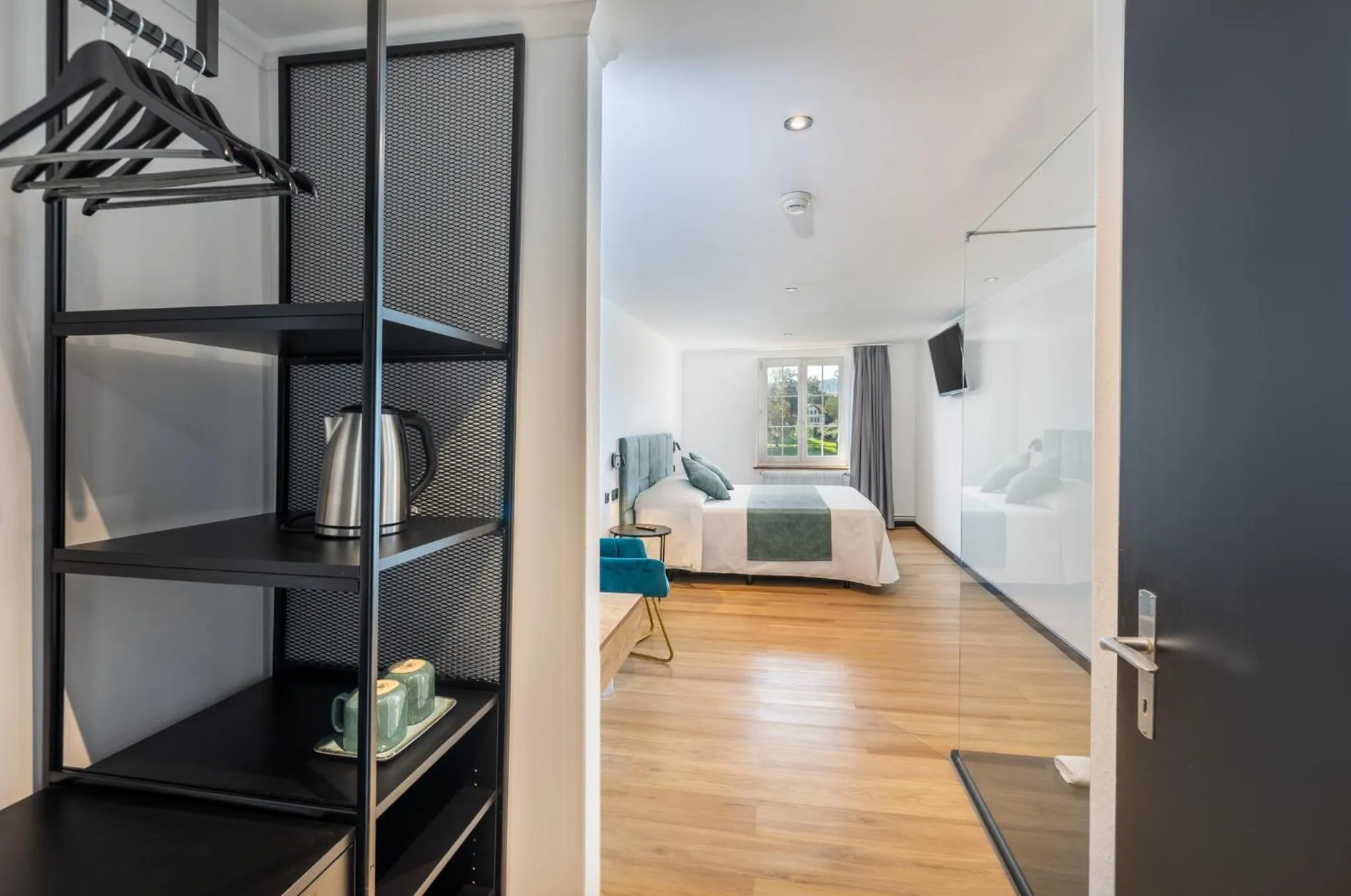 Bed in Hotel Rheingerbe