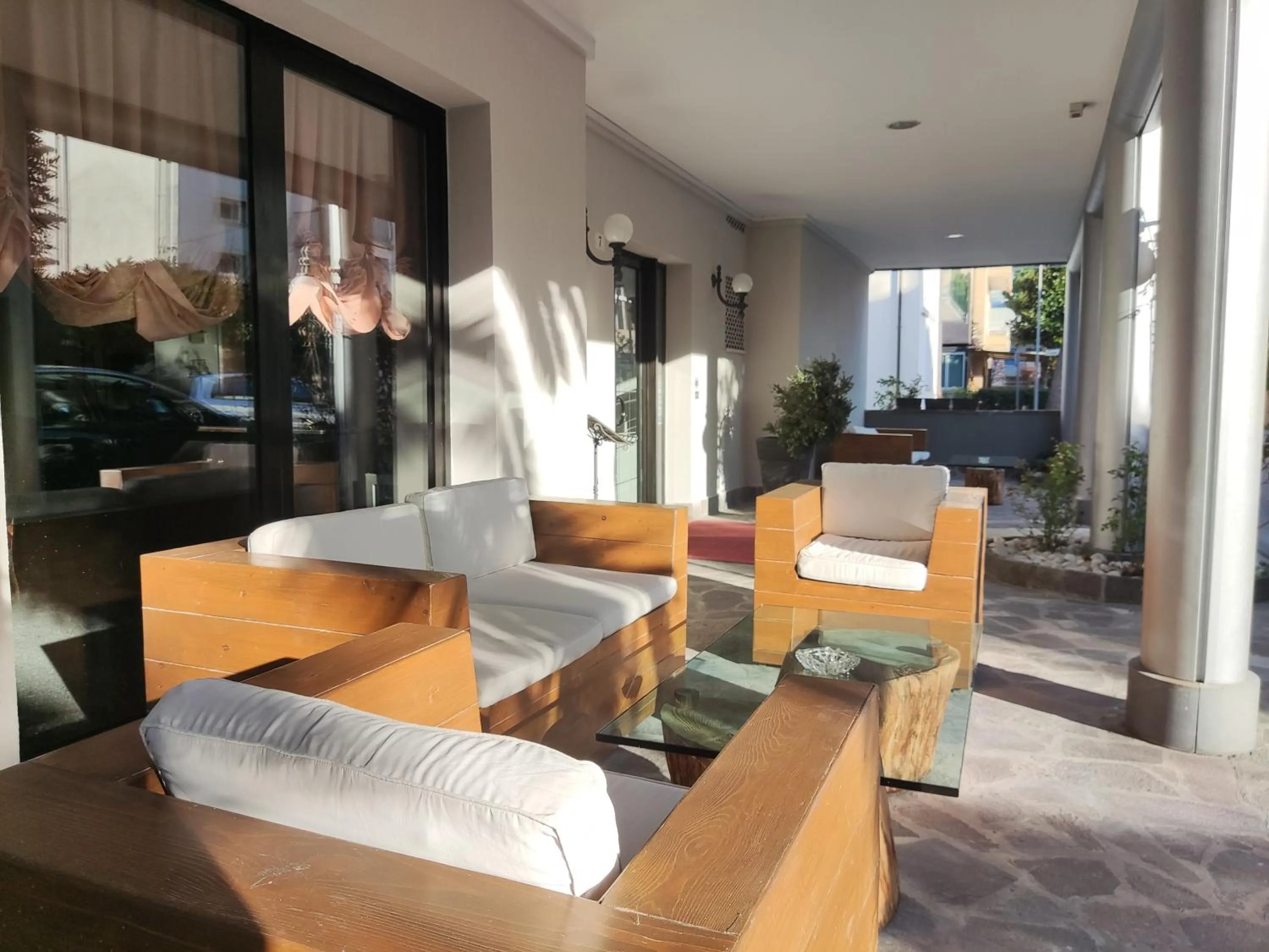Seating area in Hotel Memory